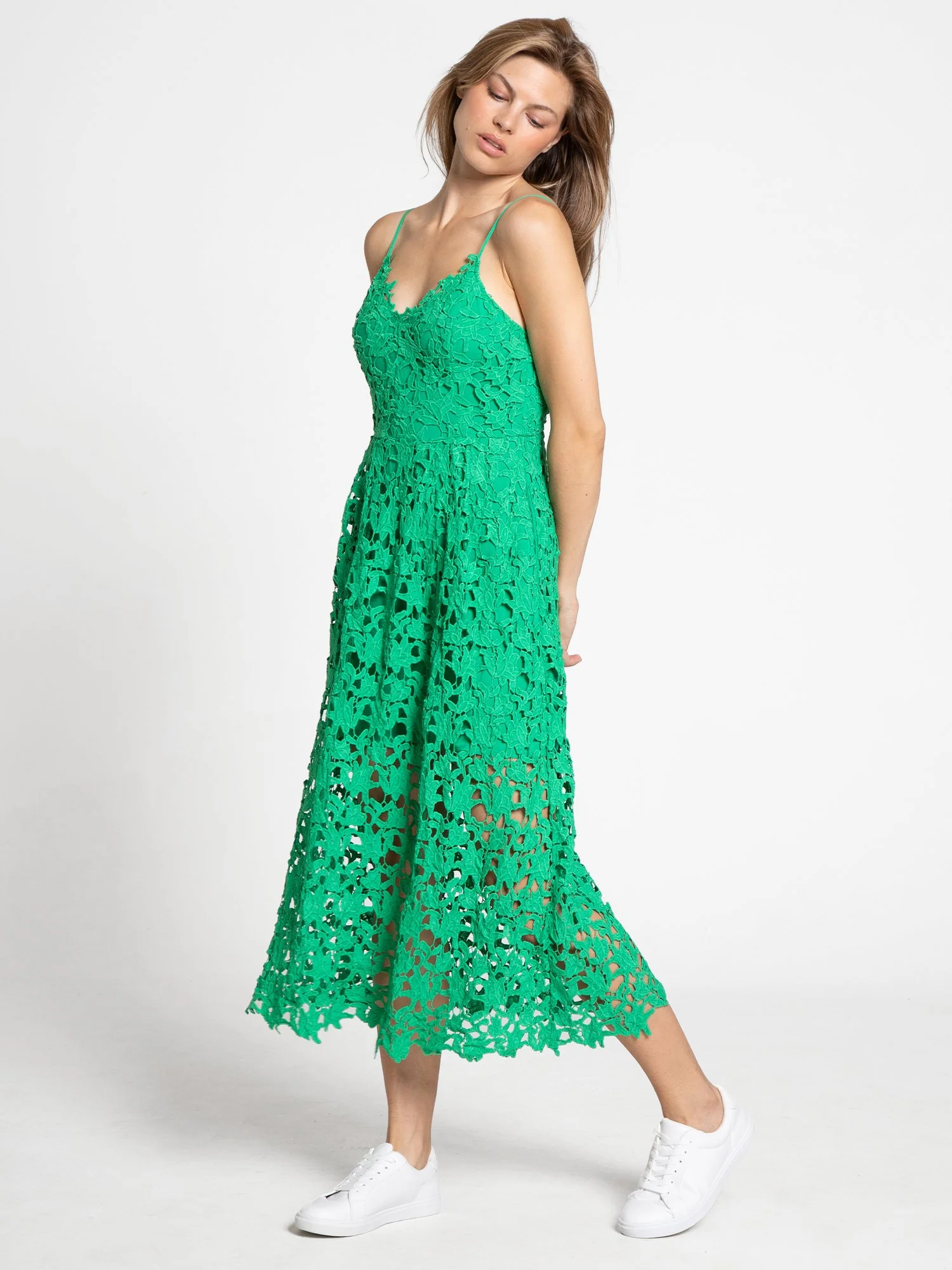 Endless Rose Sleeveless Lace Flare Midi Dress - Brands We Love - Image 10