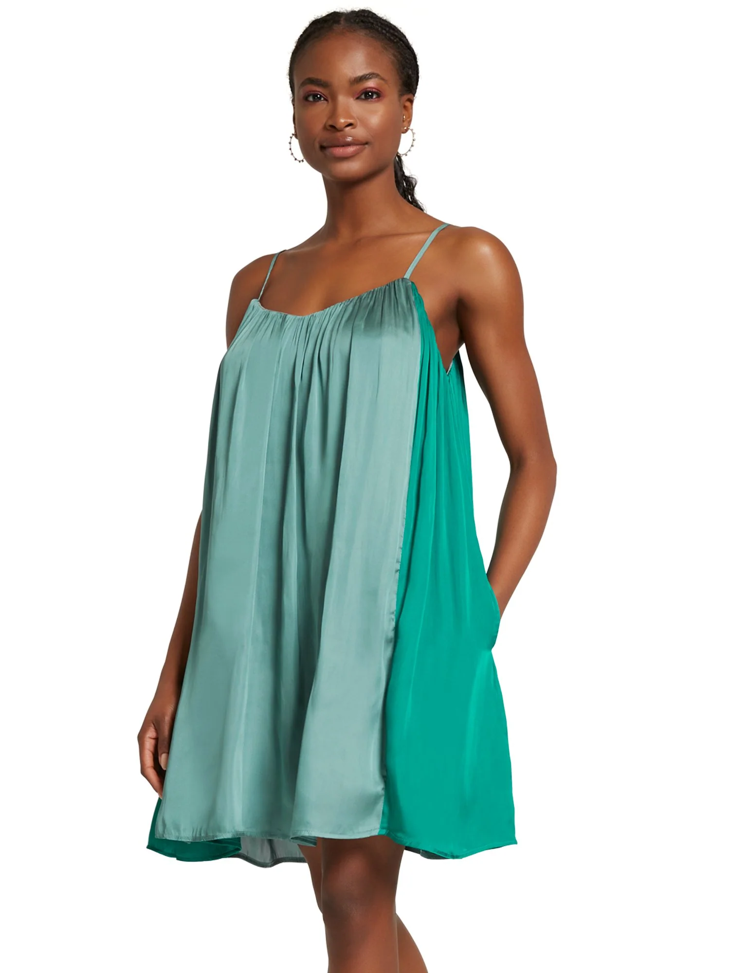 Strut & Bolt Sleeveless Satin Swing Dress - Brands We Love - Image 11