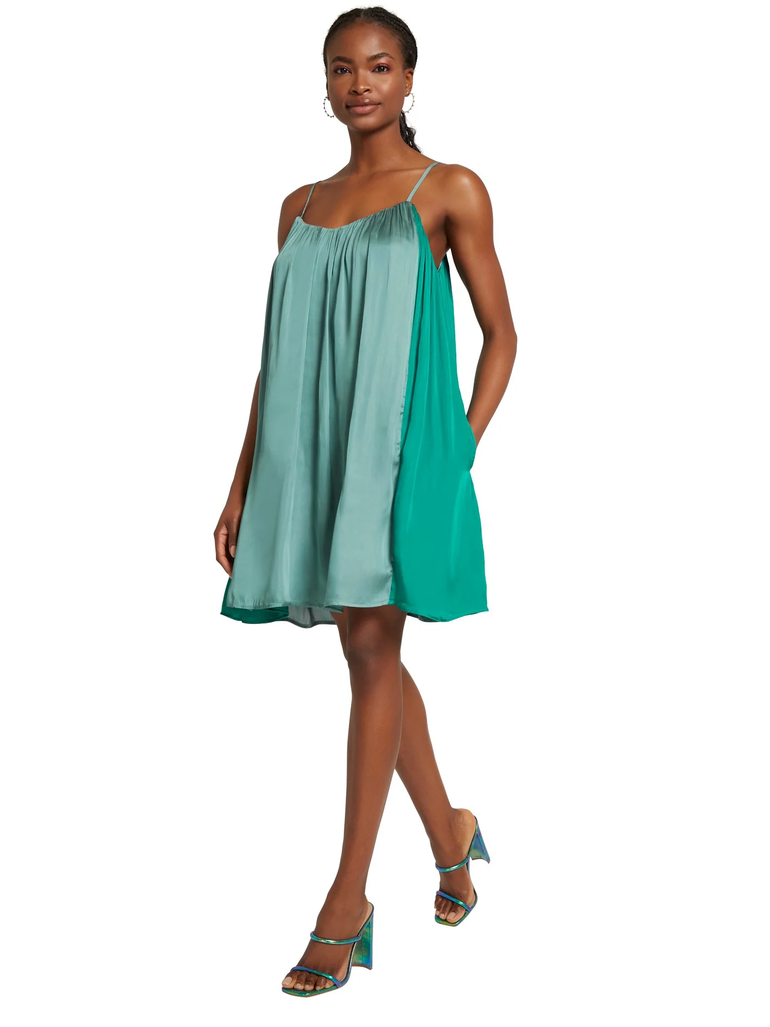 Strut & Bolt Sleeveless Satin Swing Dress - Brands We Love - Image 12