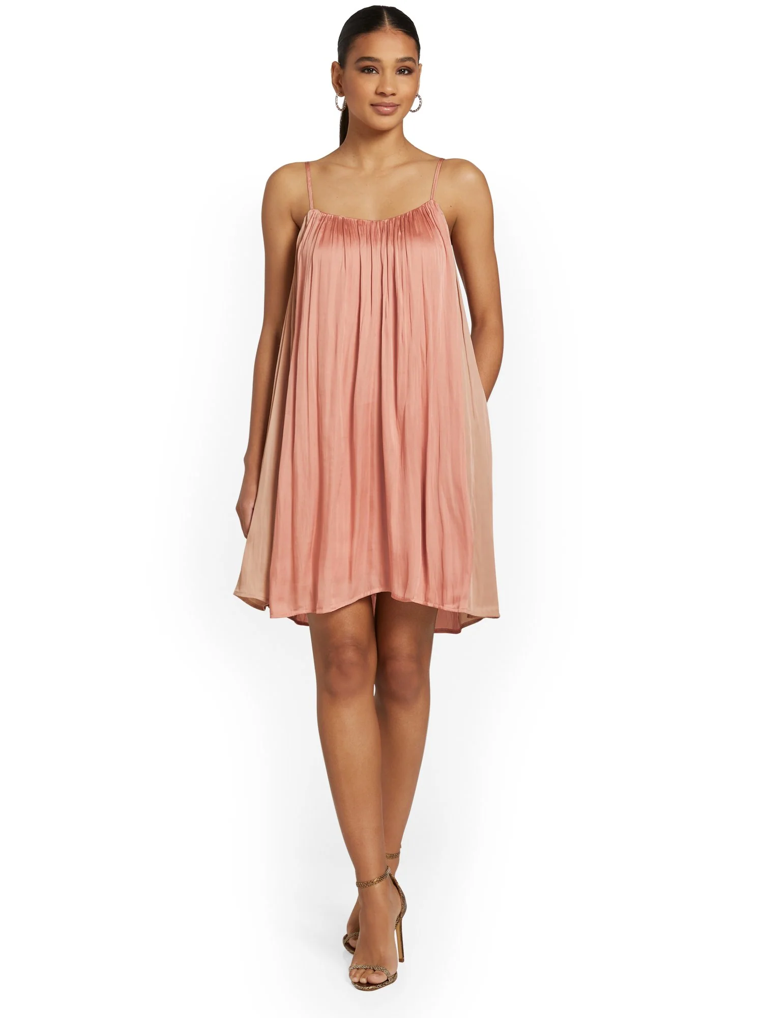 Strut & Bolt Sleeveless Satin Swing Dress - Brands We Love - Image 7