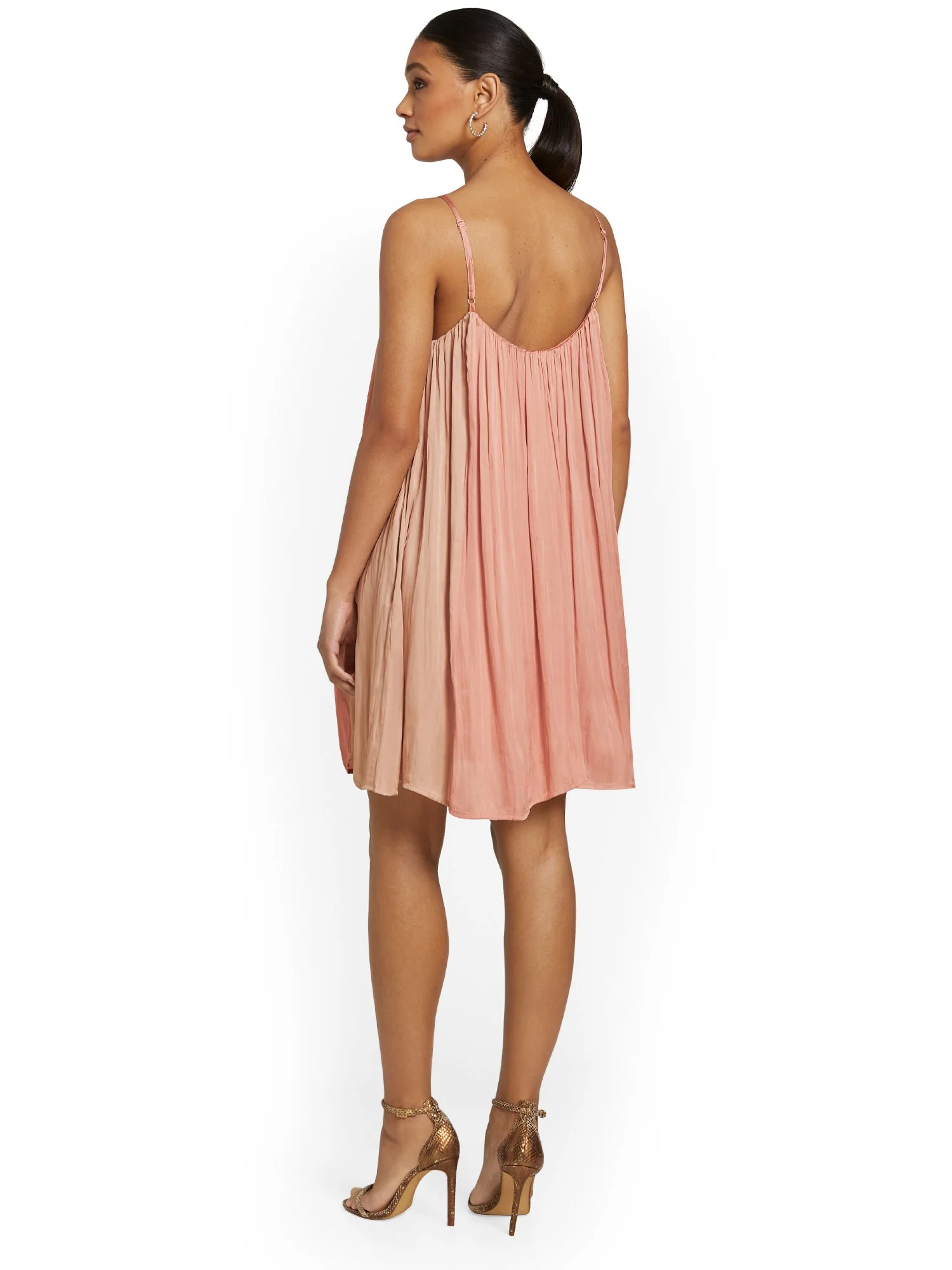 Strut & Bolt Sleeveless Satin Swing Dress - Brands We Love - Image 8