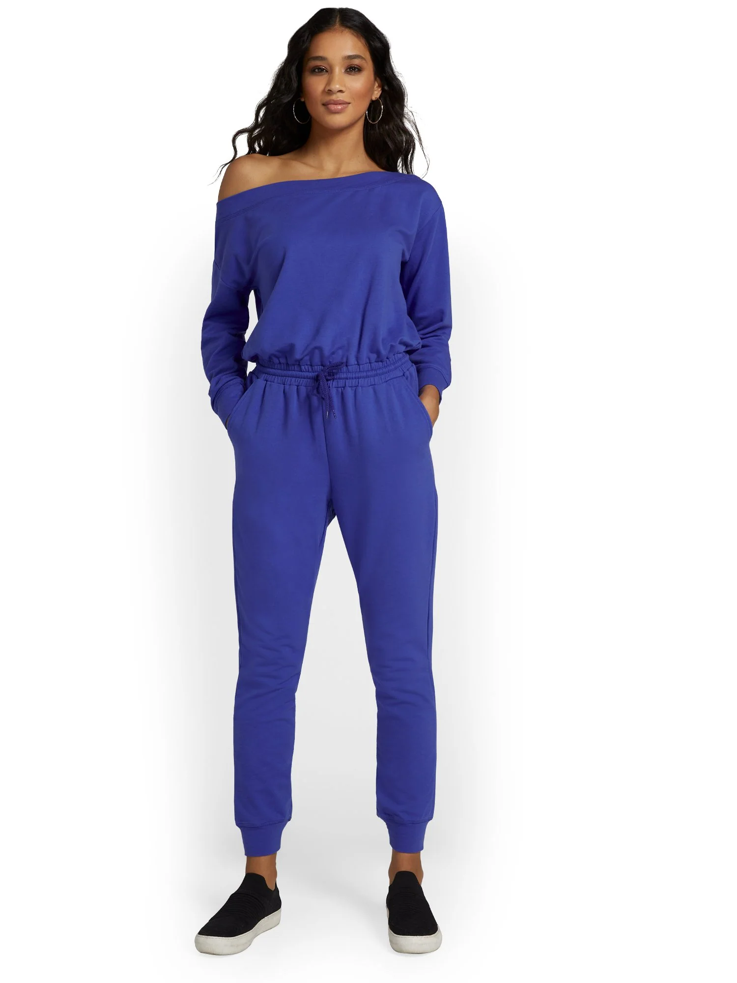 Slouchy French Terry Jumpsuit