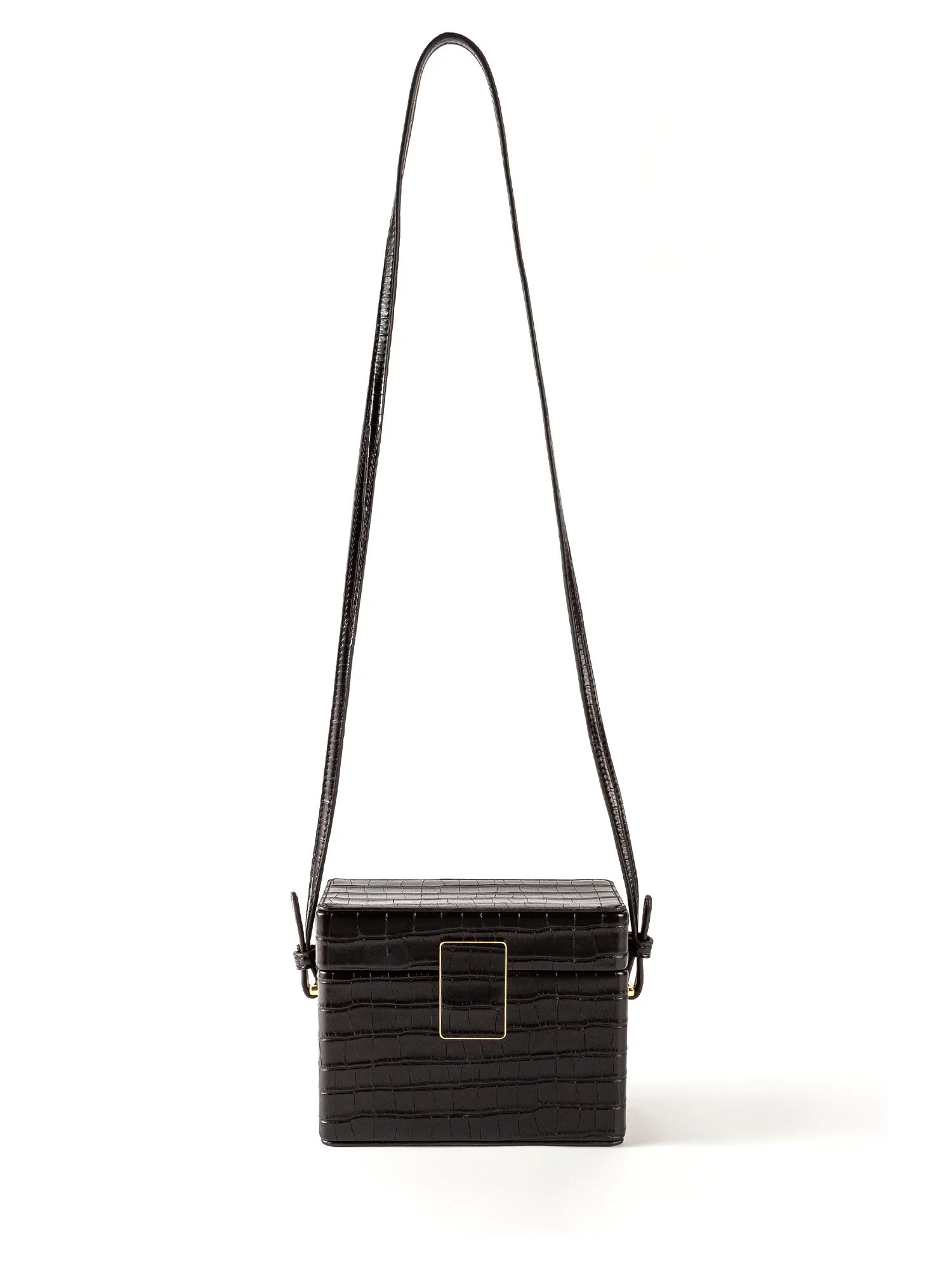 Small Croc Box Bag - Image 3