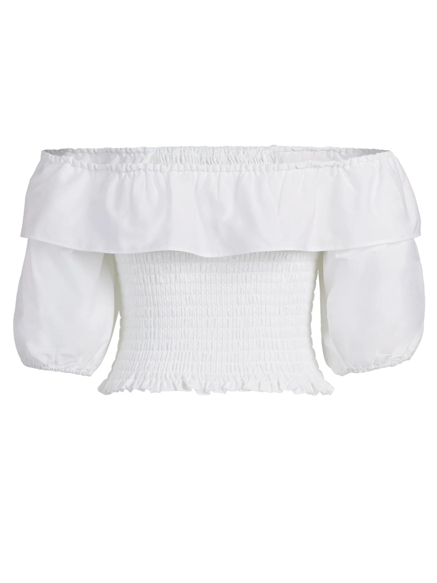 Smocked Off-The-Shoulder Top - Image 3