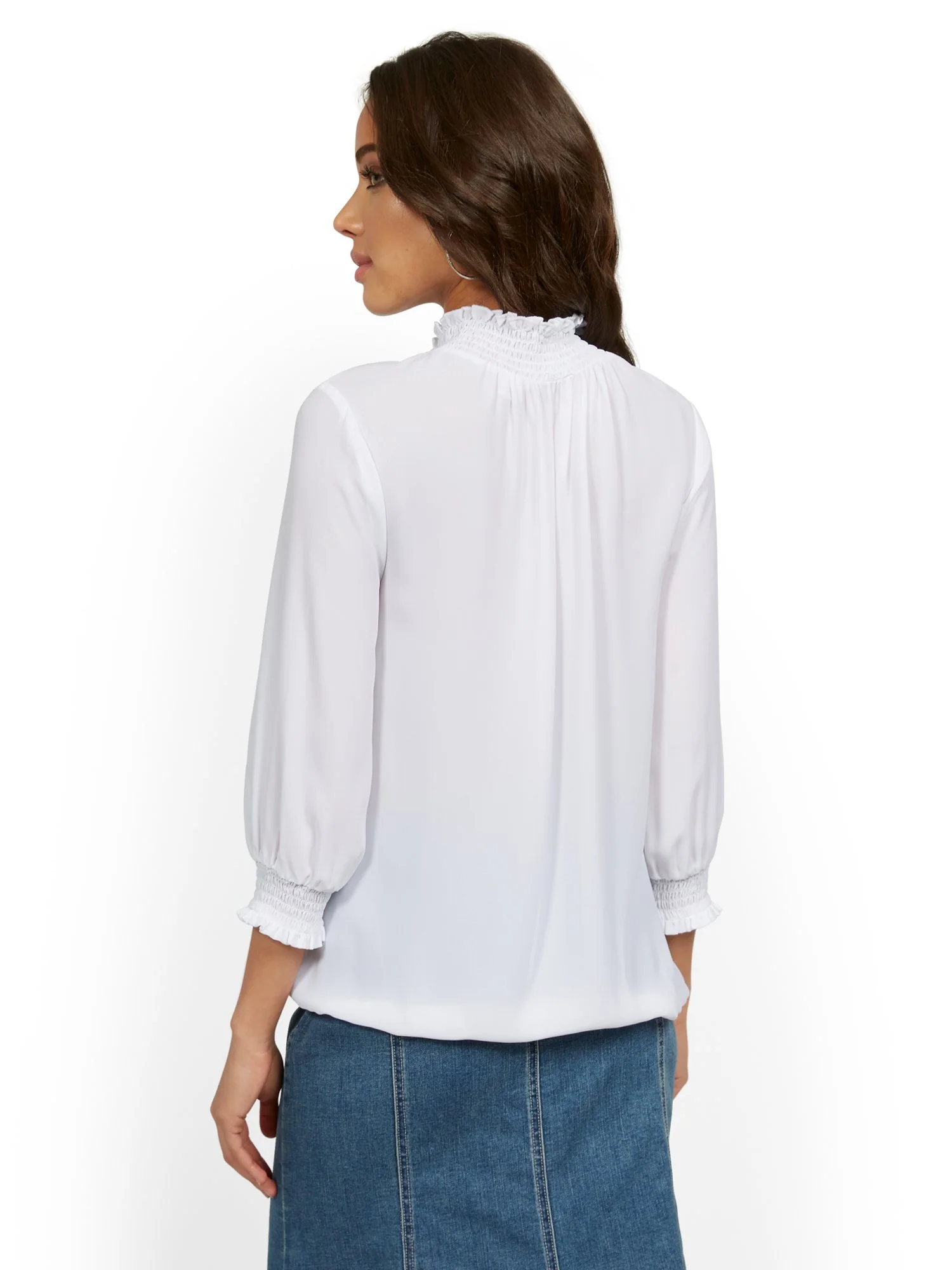Smocked Peasant Blouse - Image 3