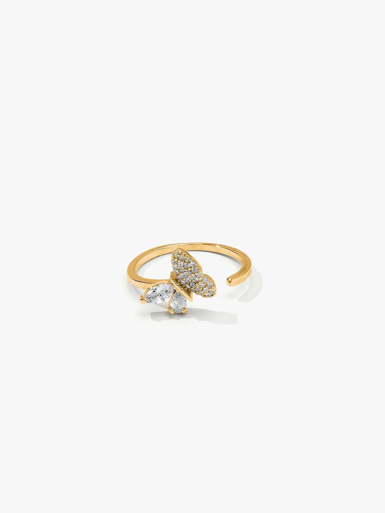 So Cry Butterfly Adjustable Ring