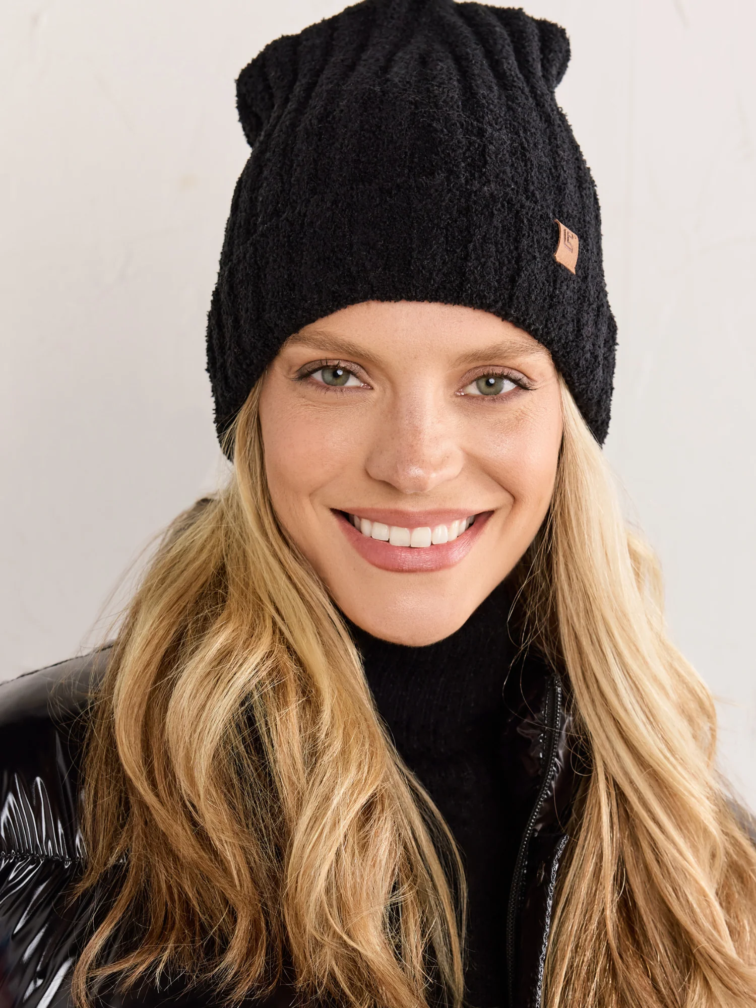Solid Cozy Terry Beanie - Comfy Luxe - Image 2