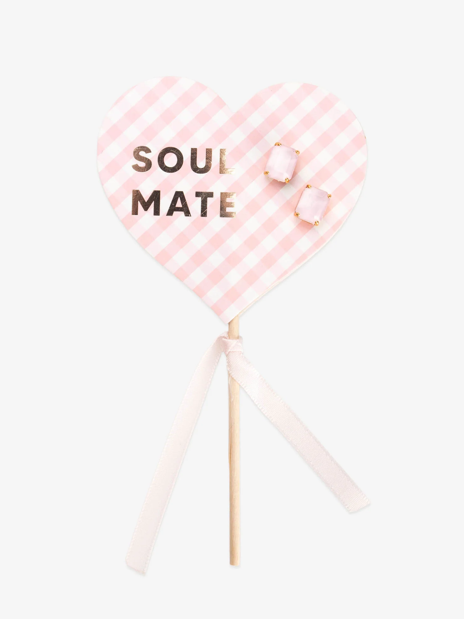 Violet Brooks Soul Mate Square Gemstone Heart O Gram Earrings - Brands We Love