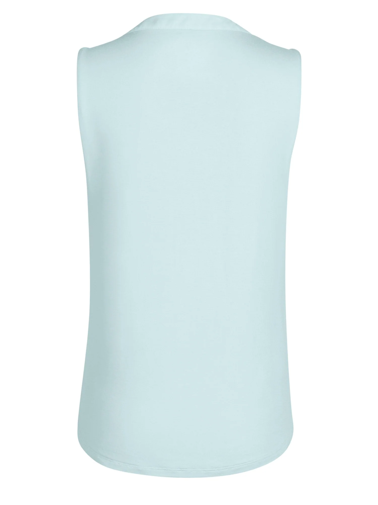 Split-Neck Sleeveless Top - Image 36