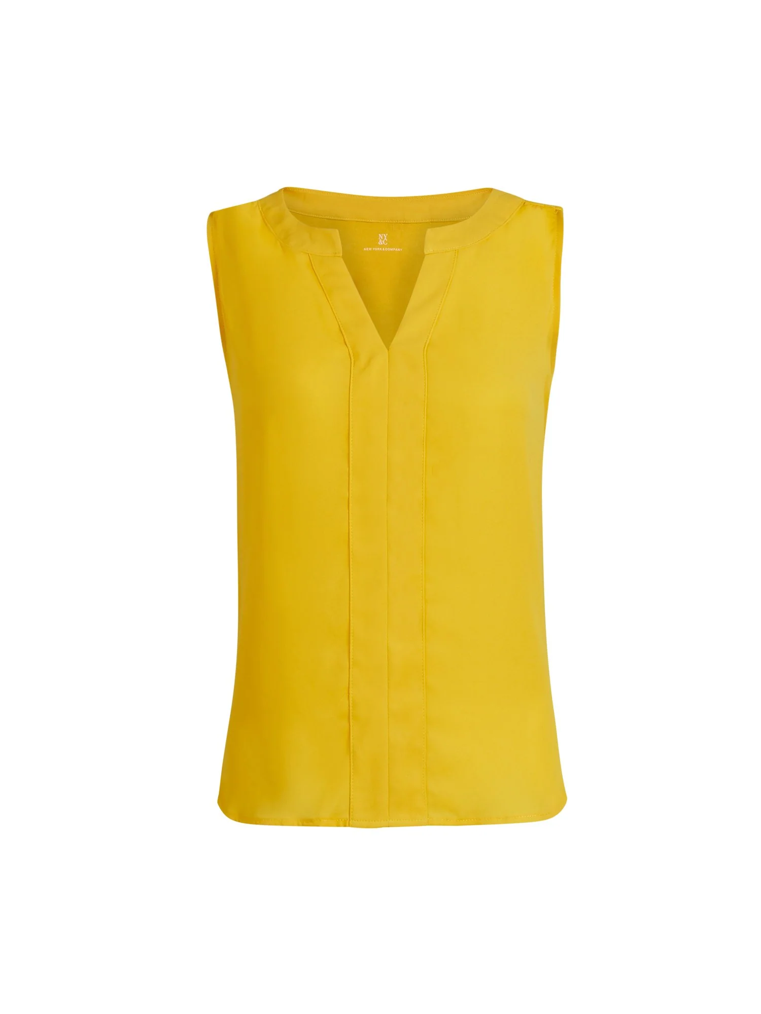 Split-Neck Sleeveless Top - Image 42