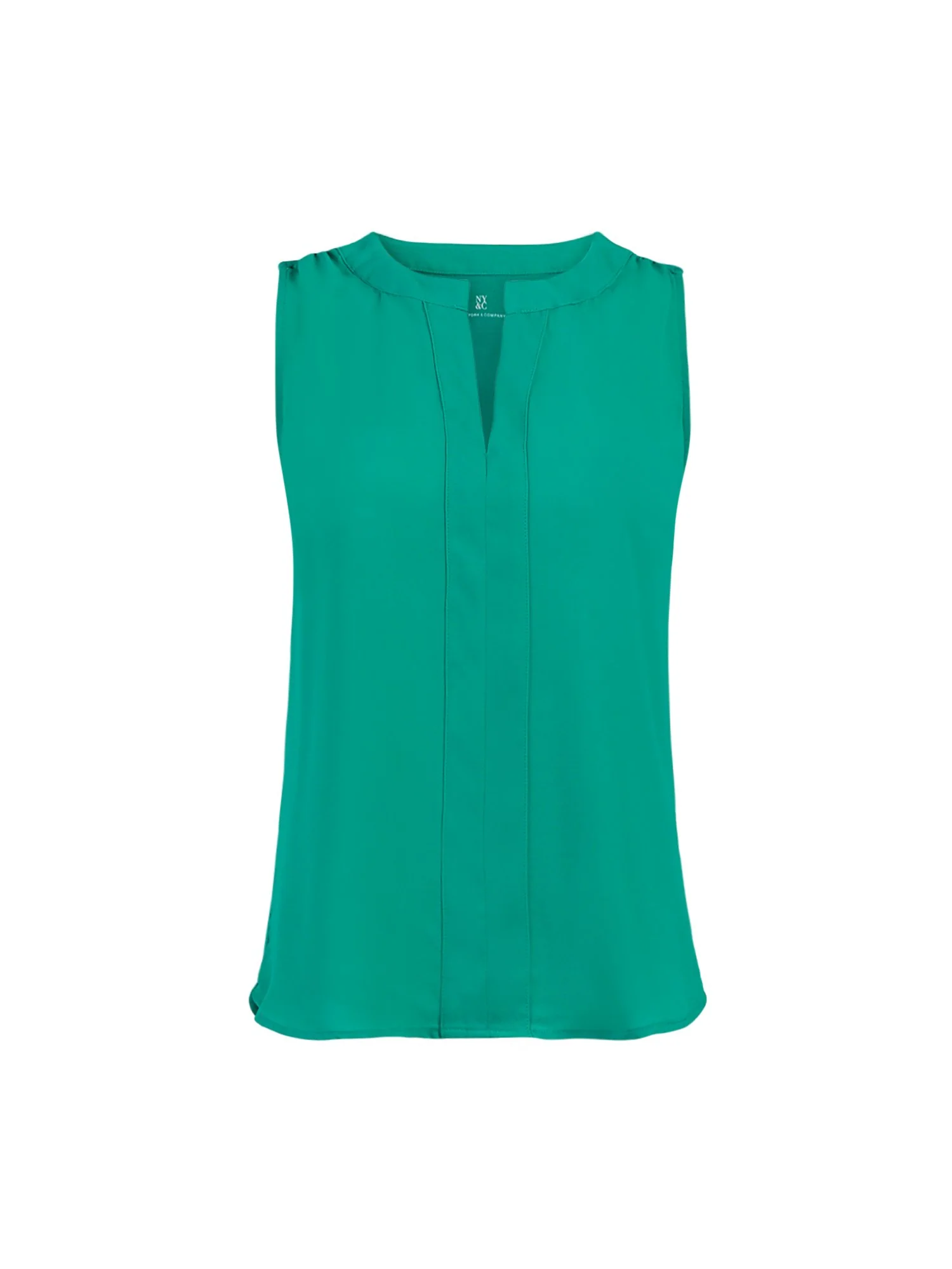 Split-Neck Sleeveless Top - Image 5