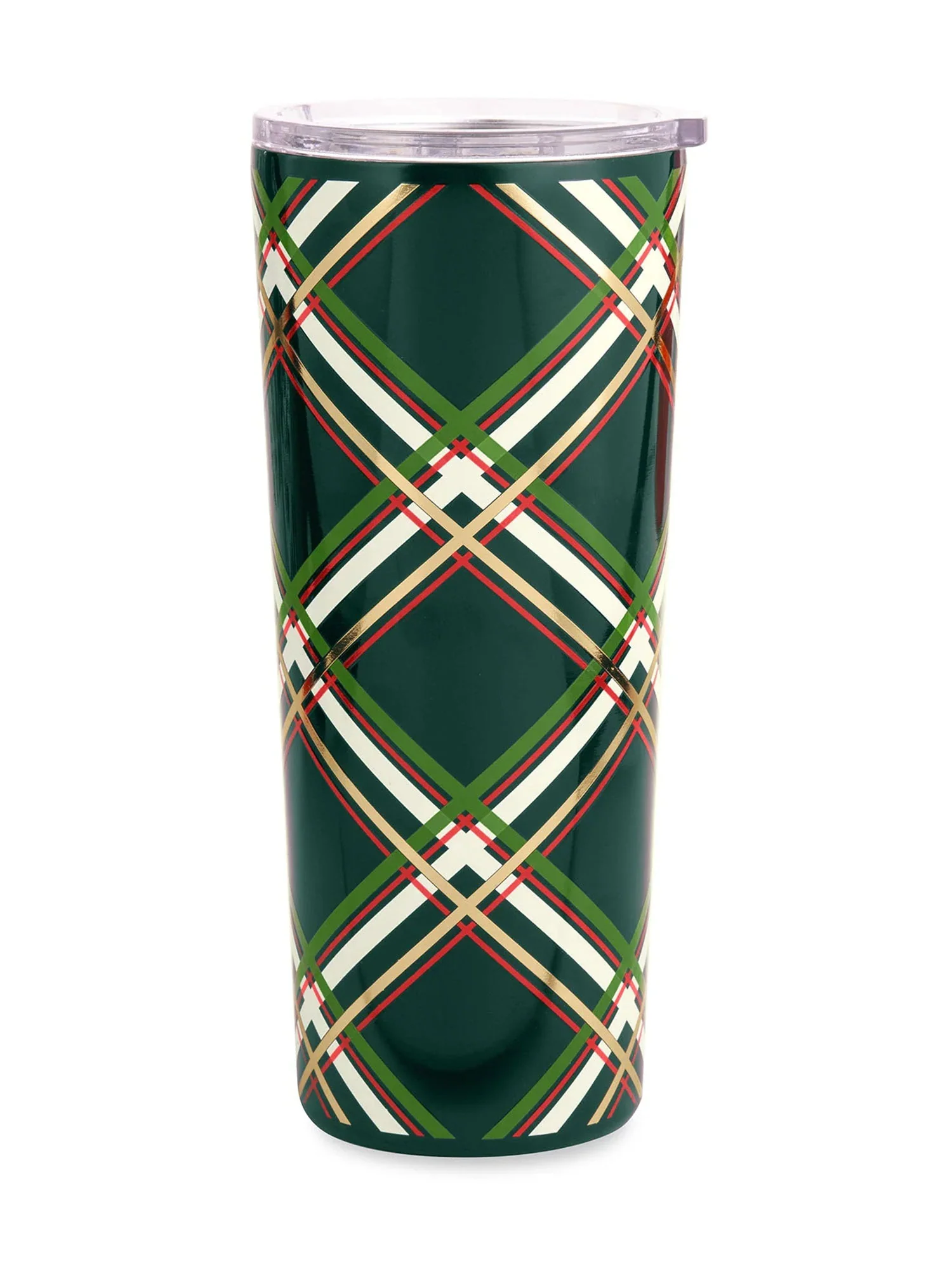 Kate Spade Spruce Plaid Stainless Steel Tumbler - Brands We Love