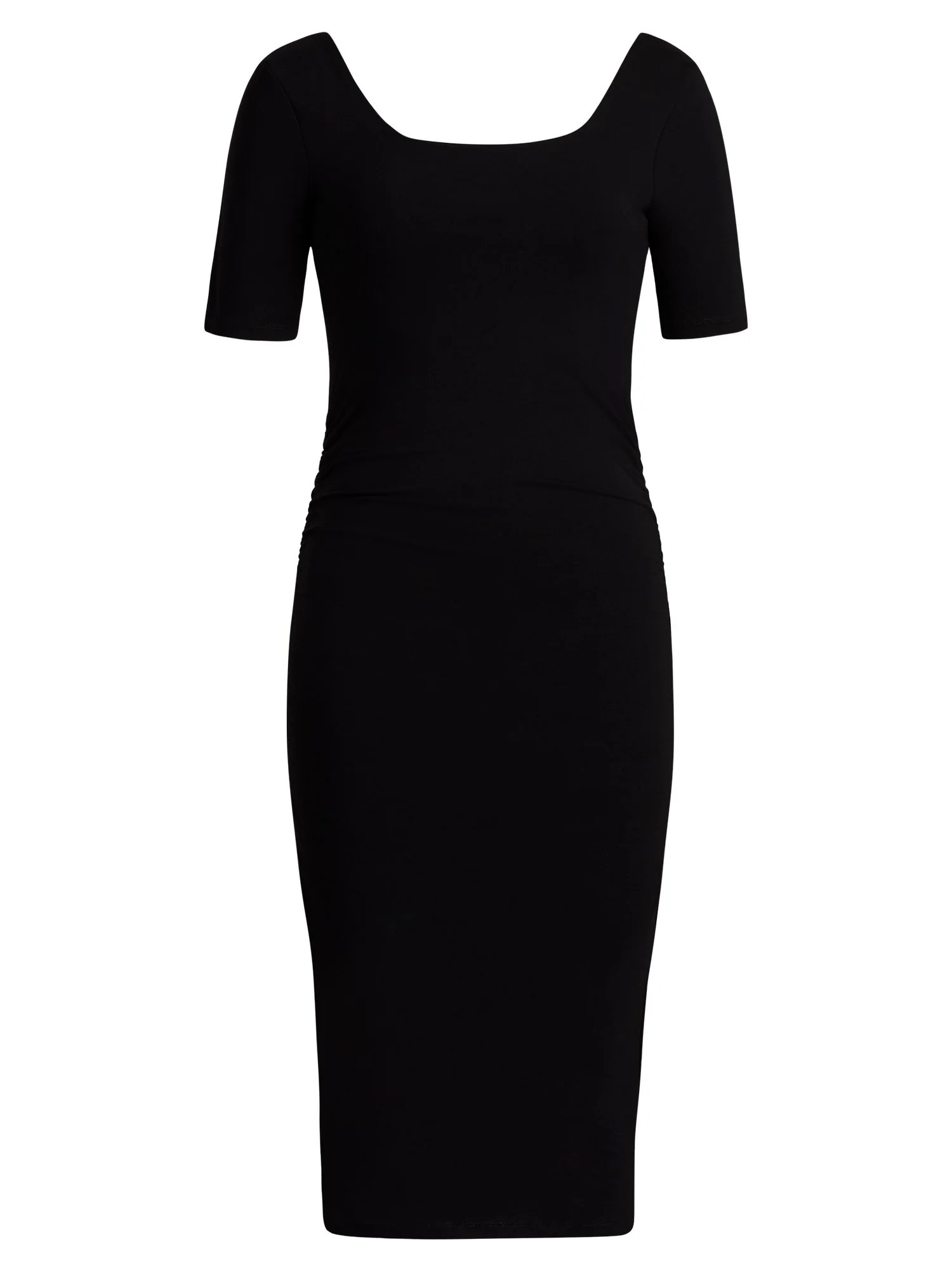 Square-Neck Midi Sheath Dress - Image 2