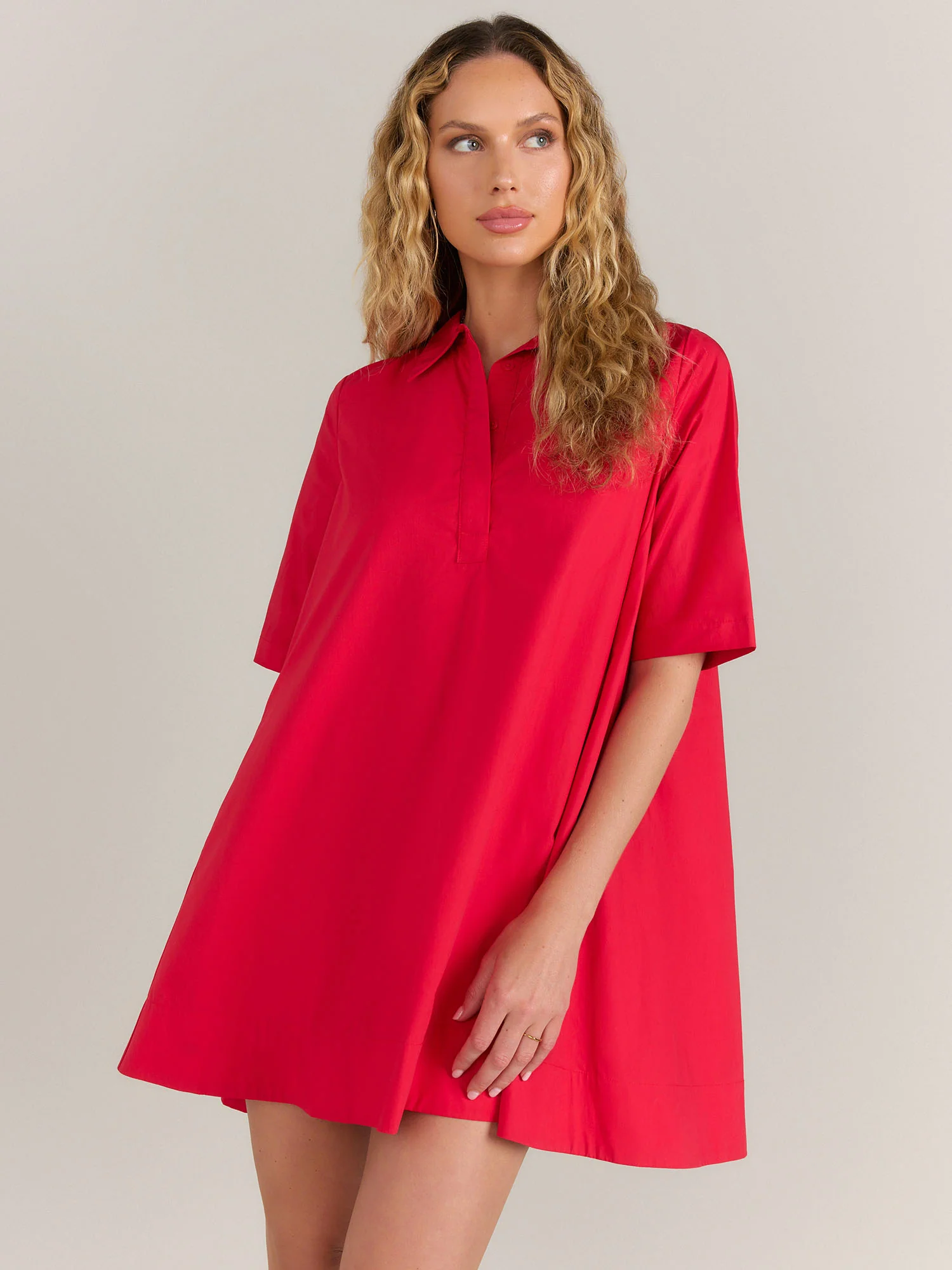 English Factory A-line Pleat Back Shirt Dress - Brands We Love - Image 6