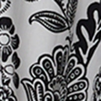 Paisley  Smocked Waist Midi Dress - Image 5