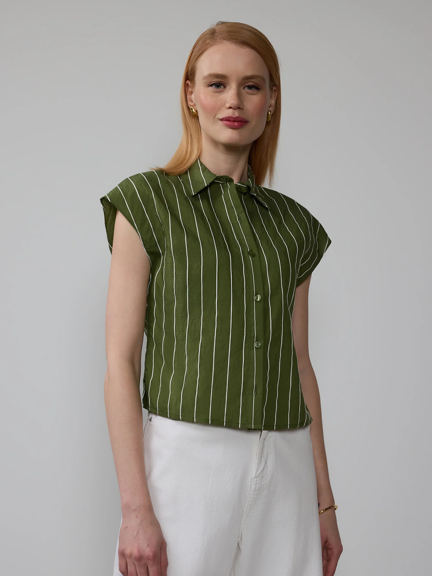 Striped Button Down Shirt - Image 5