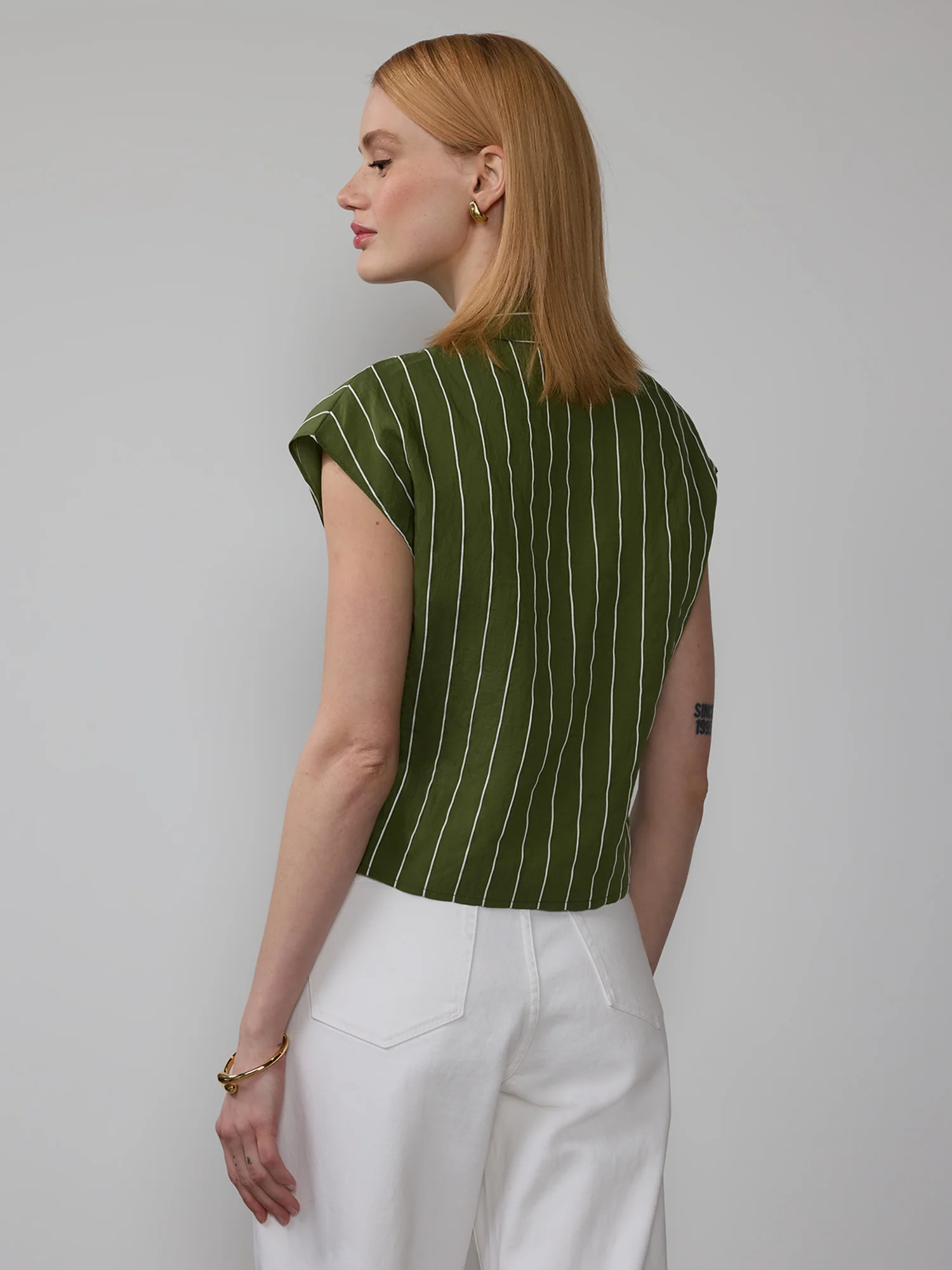 Striped Button Down Shirt - Image 7