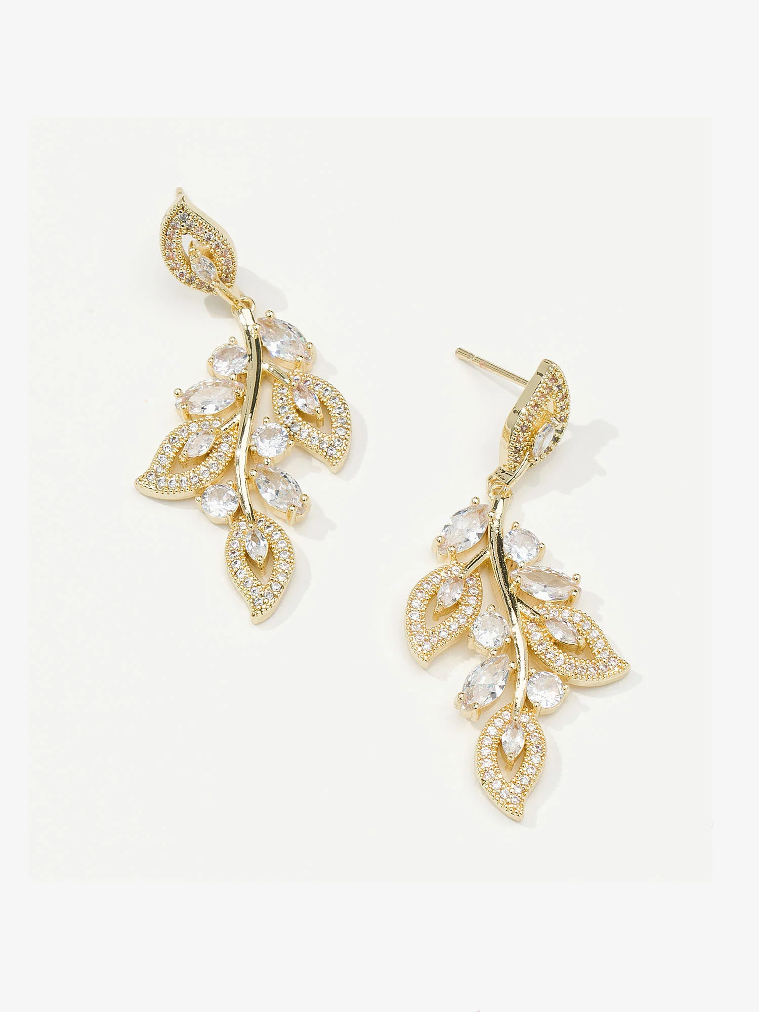 Statement Leaf Earrings - Image 2