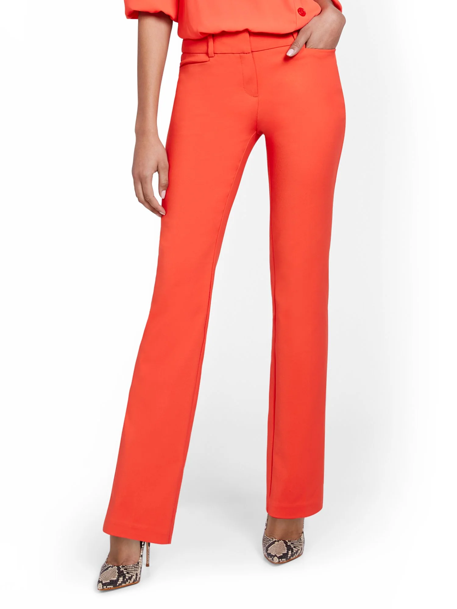 Straight-Leg Pant - All-Season Stretch - 7th Avenue - Image 14