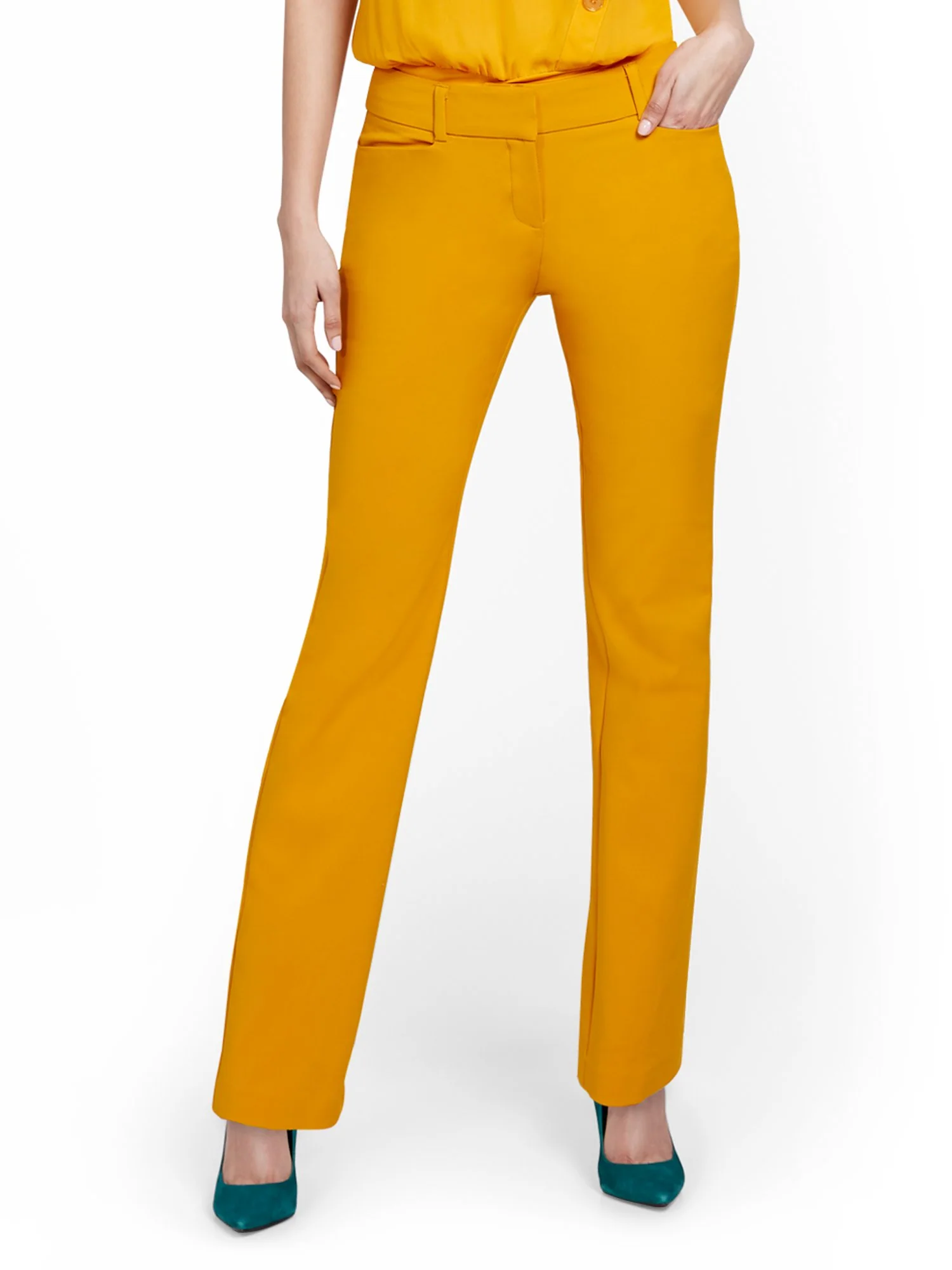 Straight-Leg Pant - All-Season Stretch - 7th Avenue - Image 22