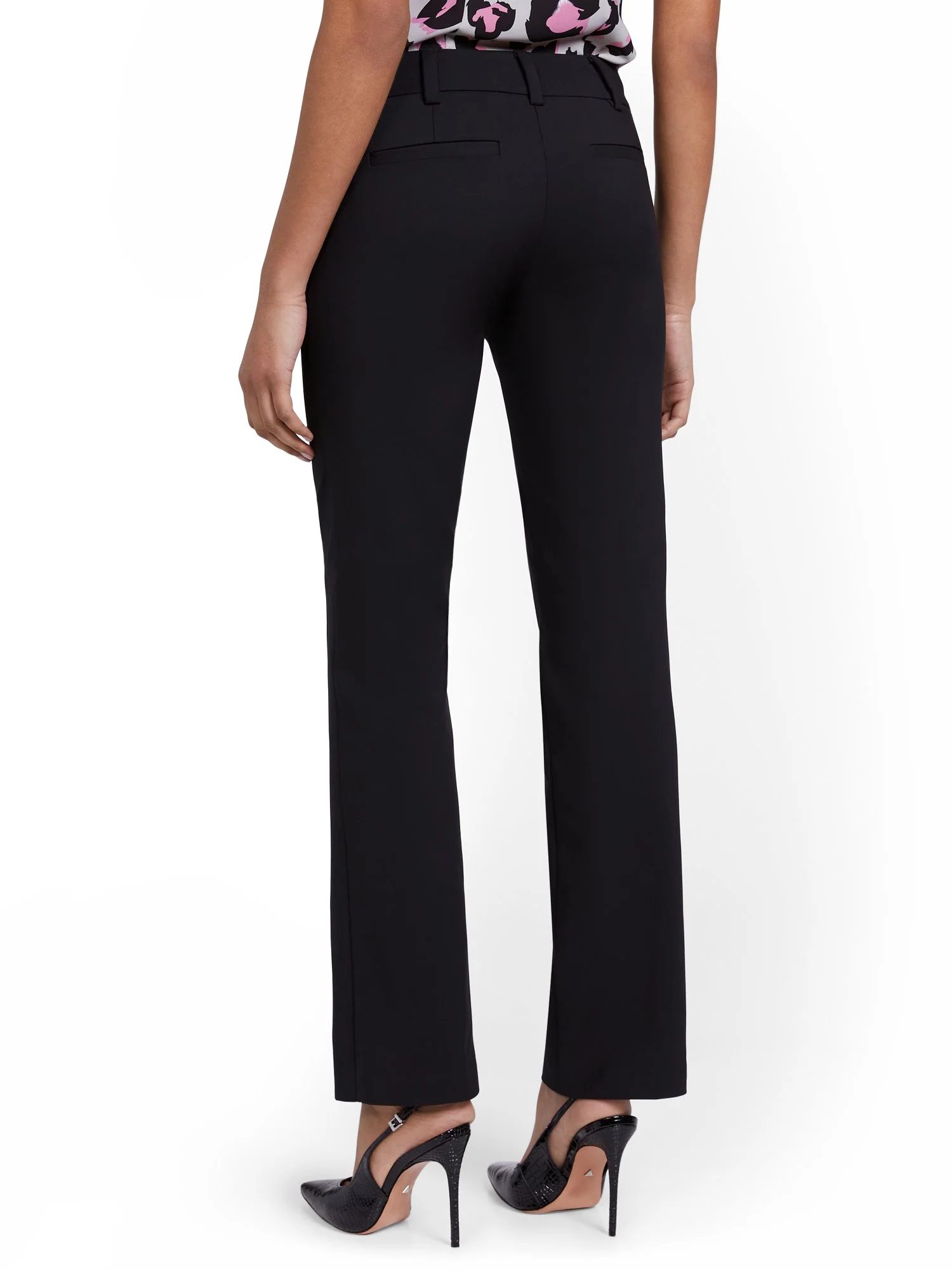 Straight-Leg Pant - All-Season Stretch - 7th Avenue - Image 3