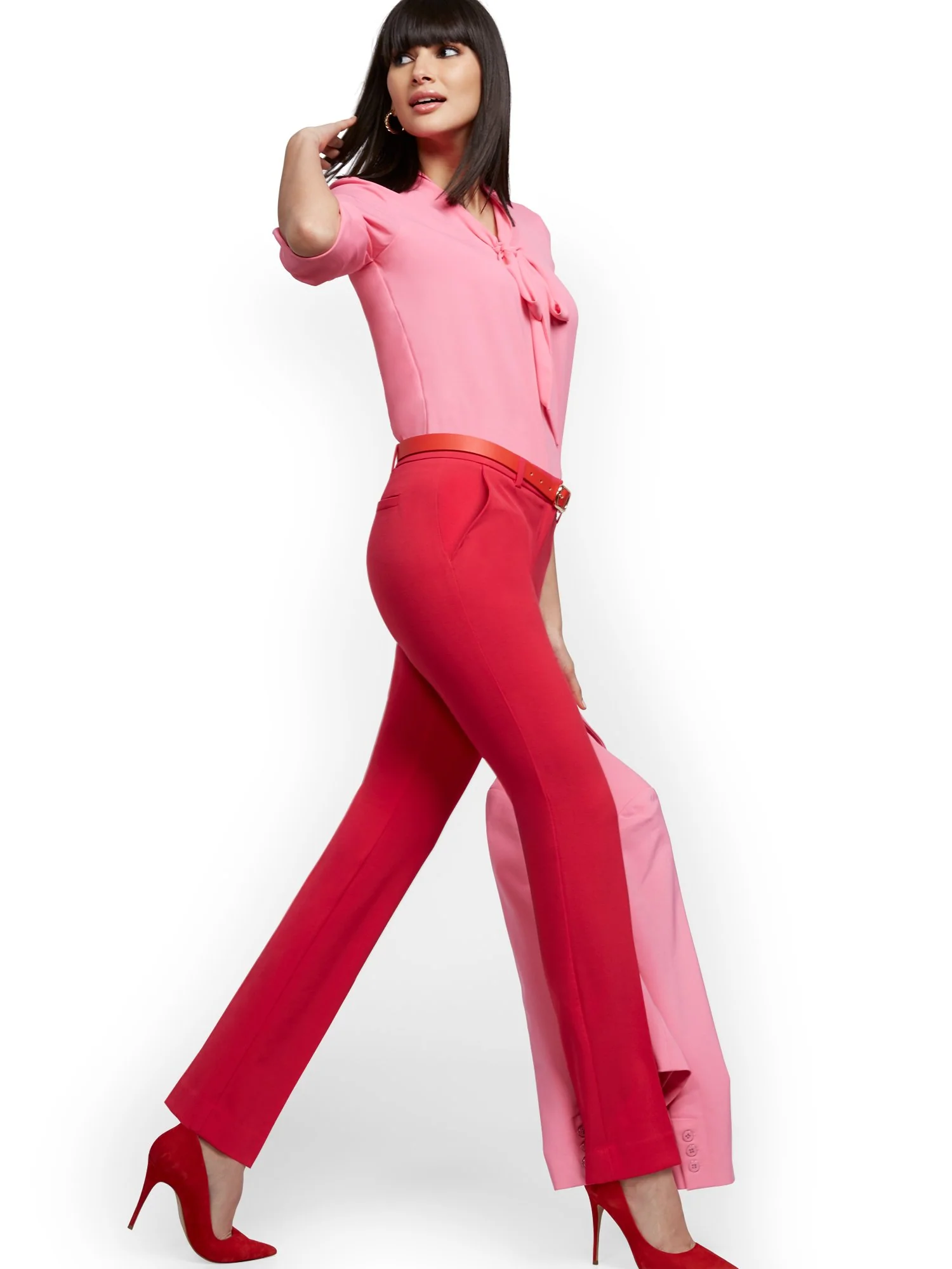 Straight-Leg Pant - Double Stretch - 7th Avenue - Image 19