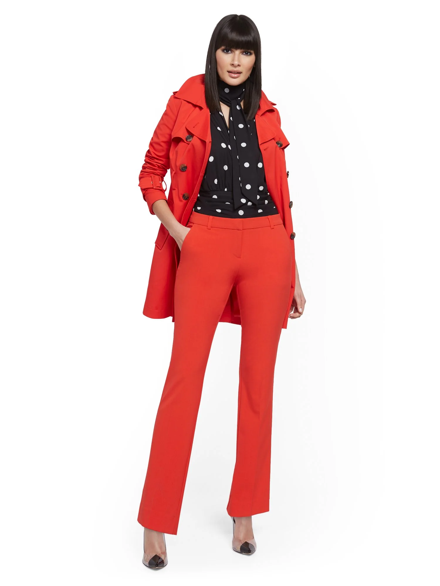 Straight-Leg Pant - Double Stretch - 7th Avenue - Image 33