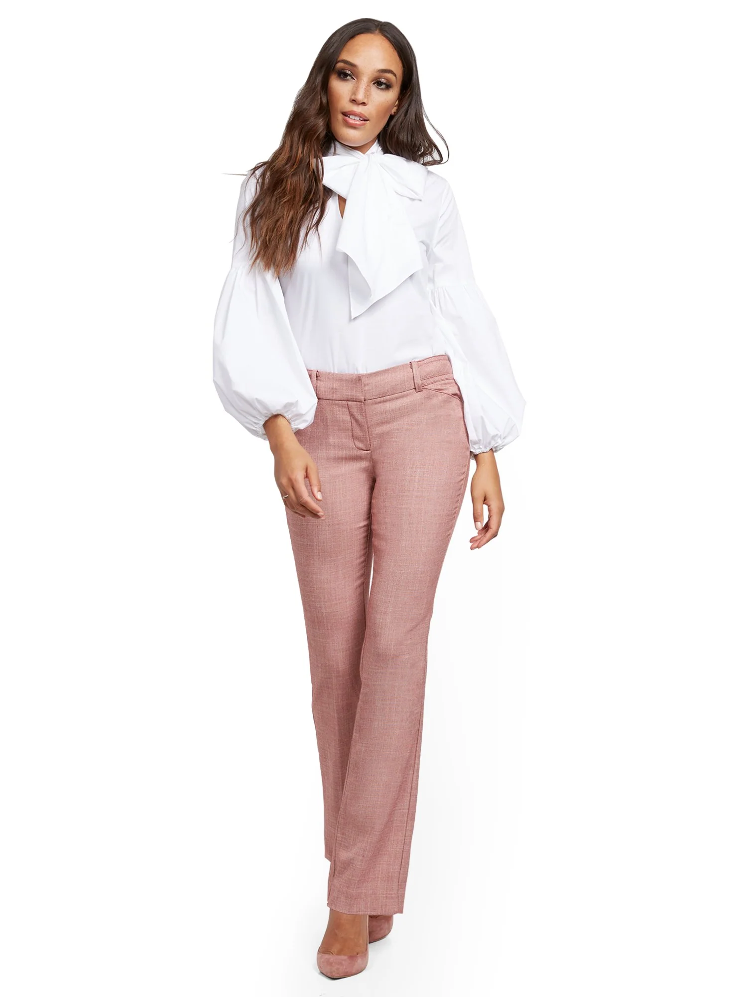 Straight-Leg Pant - Signature Fit - 7th Avenue - Image 14