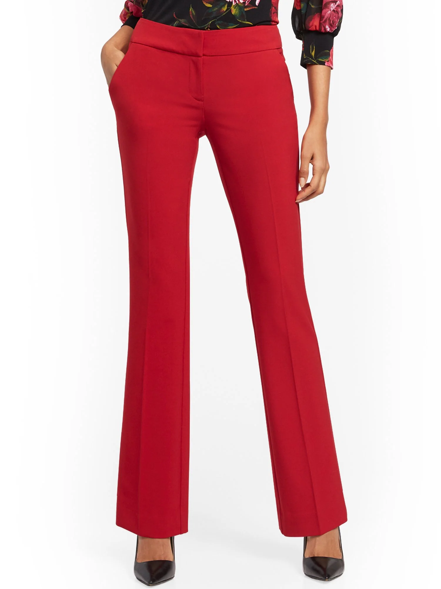 Straight-Leg Pant - Signature Fit - Double Stretch - 7th Avenue - Image 10