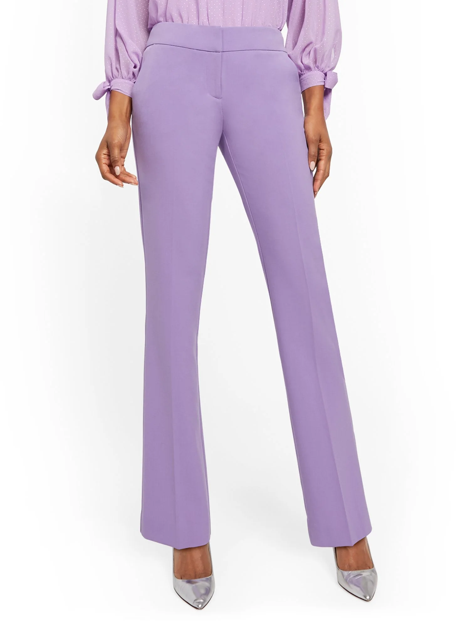 Straight-Leg Pant - Signature Fit - Double Stretch - 7th Avenue - Image 28