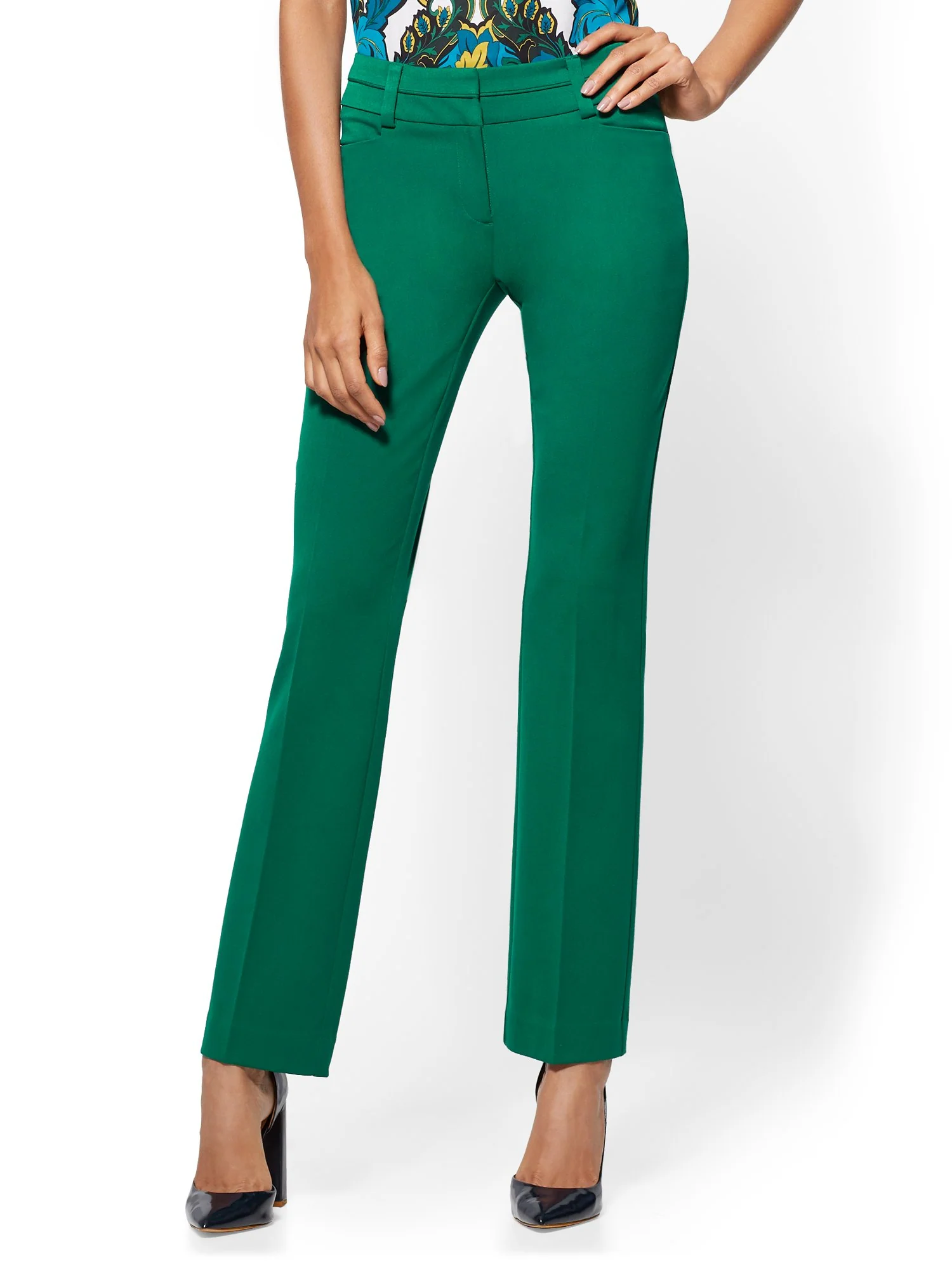 Straight-Leg Pant - Signature Fit - Superstretch - 7th Avenue - Image 19