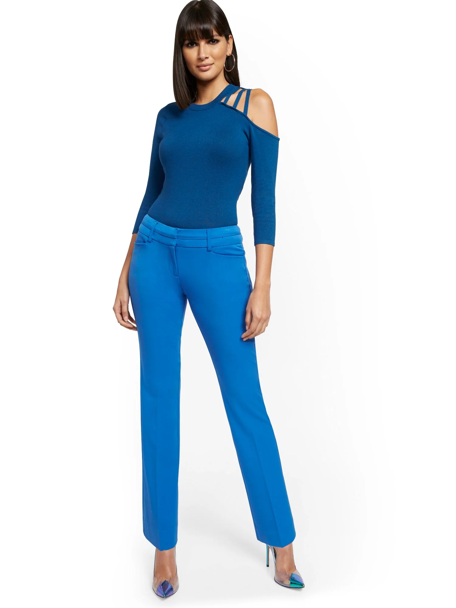 Straight-Leg Pant - Signature Fit - Superstretch - 7th Avenue - Image 8