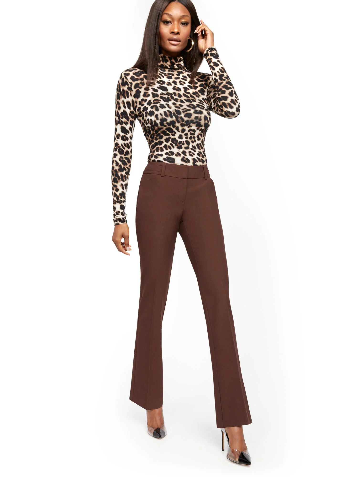 Straight-Leg Pant - Signature Fit - Superstretch - 7th Avenue - Image 4