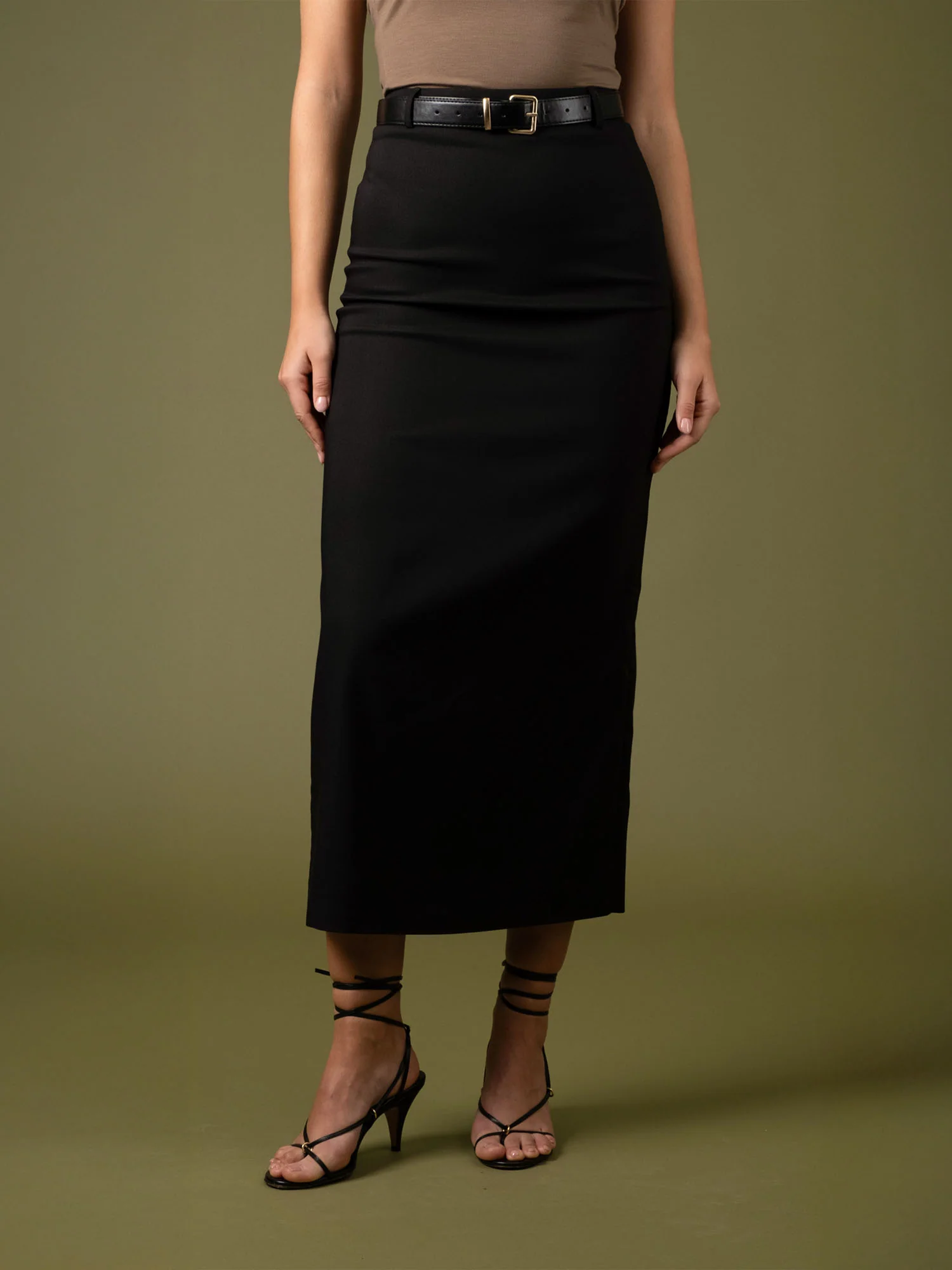 Straight Midi Skirt - Image 3