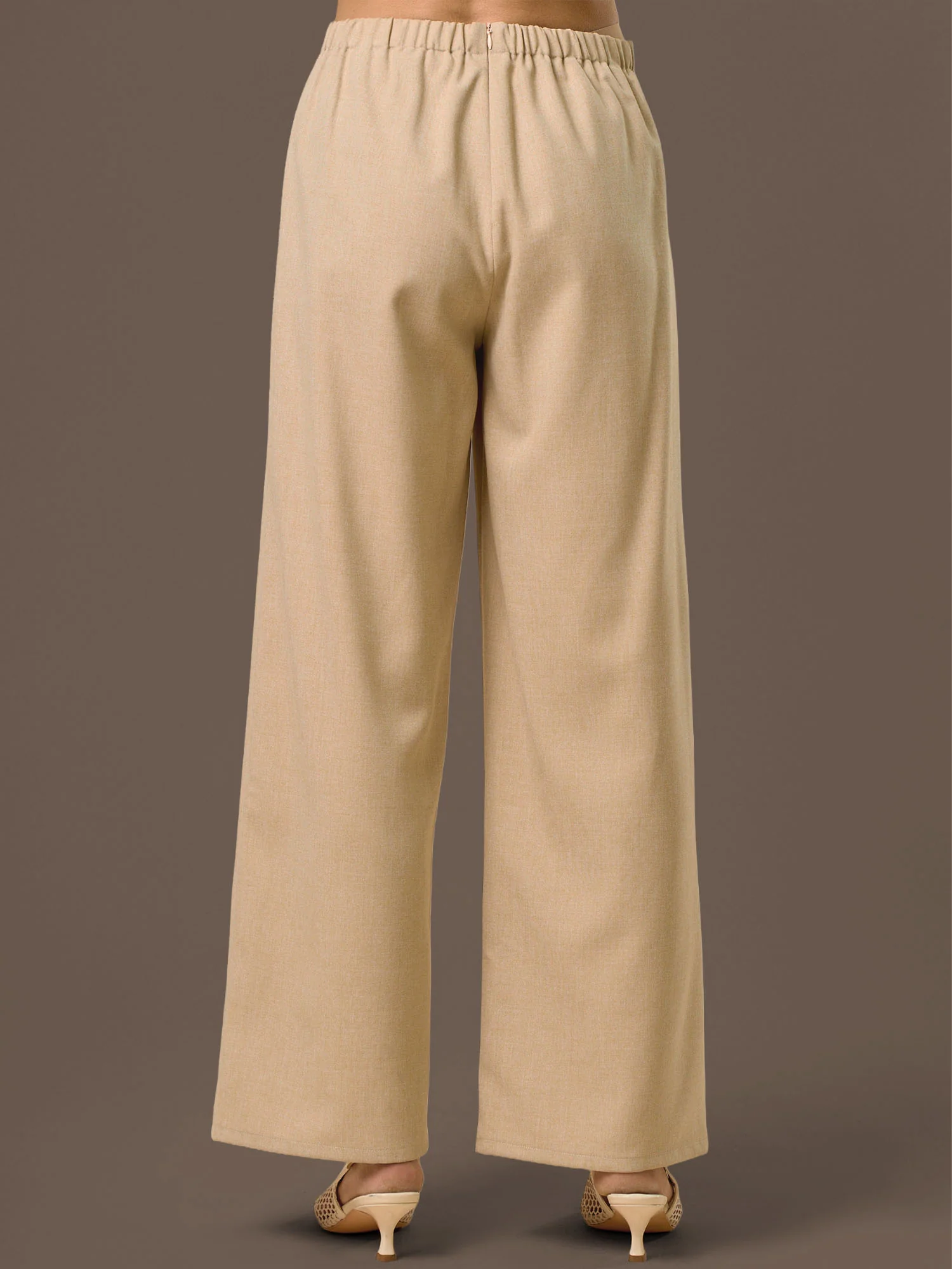 Straight Leg Pants With Back Zipper - Image 9