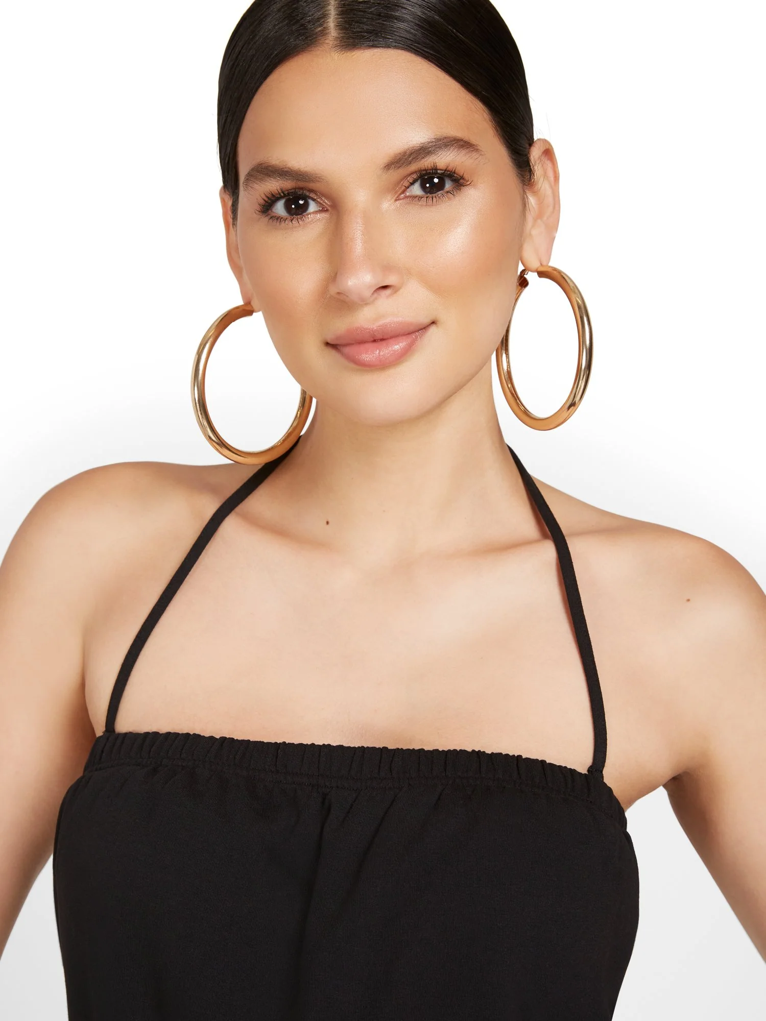 Strapless Drawstring Romper - Image 7