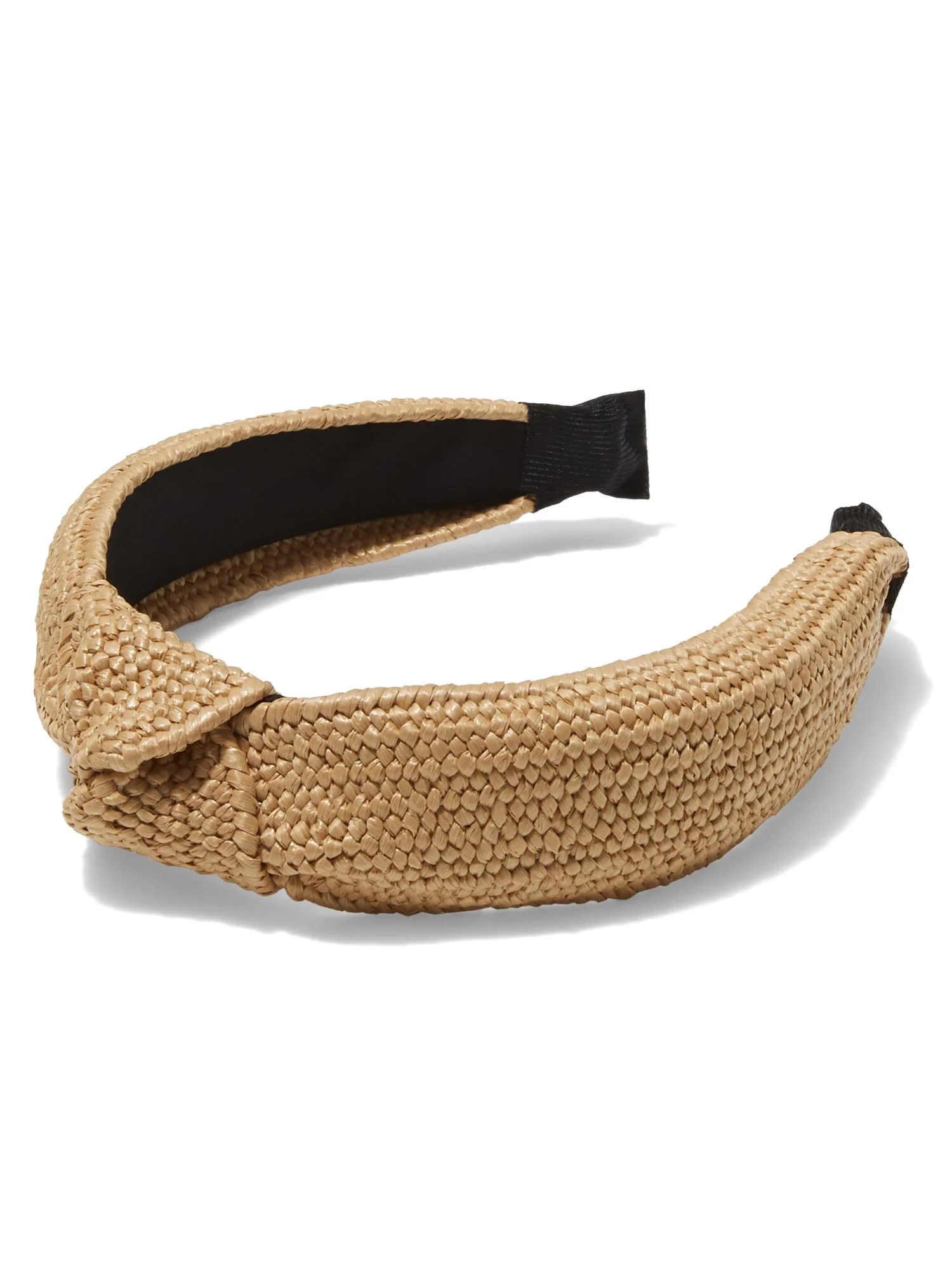 Straw Topknot Headband