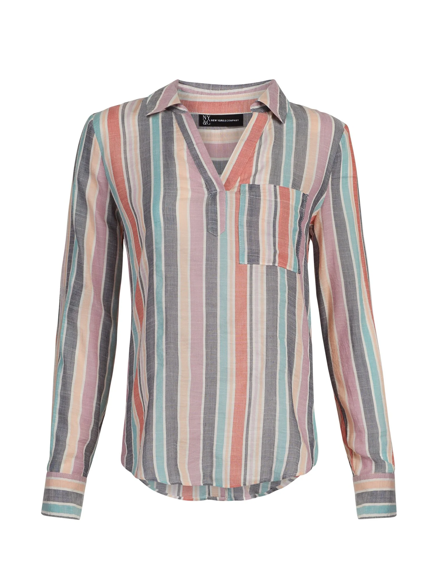 Stripe Button-Back Shirt - Image 4