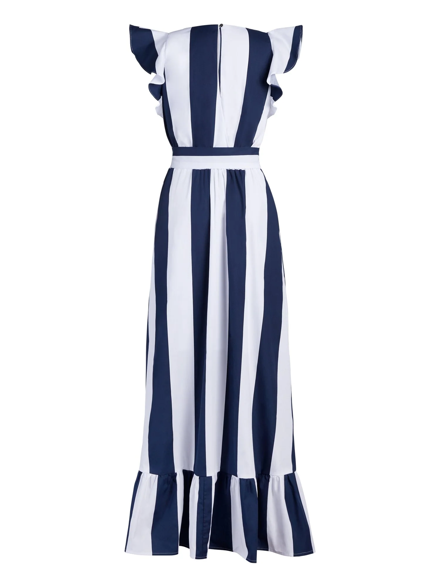 Stripe Flounce Maxi Dress - Image 3
