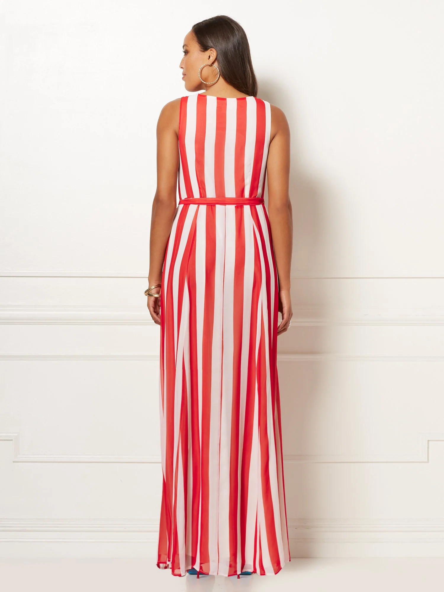 Stripe Kenzie Maxi Dress - Eva Mendes Collection - Image 3