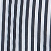 Striped Balloon-Sleeve Oversized Boyfriend Poplin Shirt - Image 5
