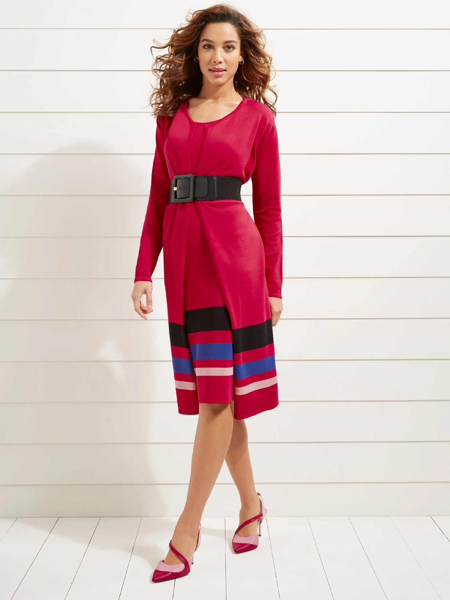 Striped Maxi Cardigan - Image 2