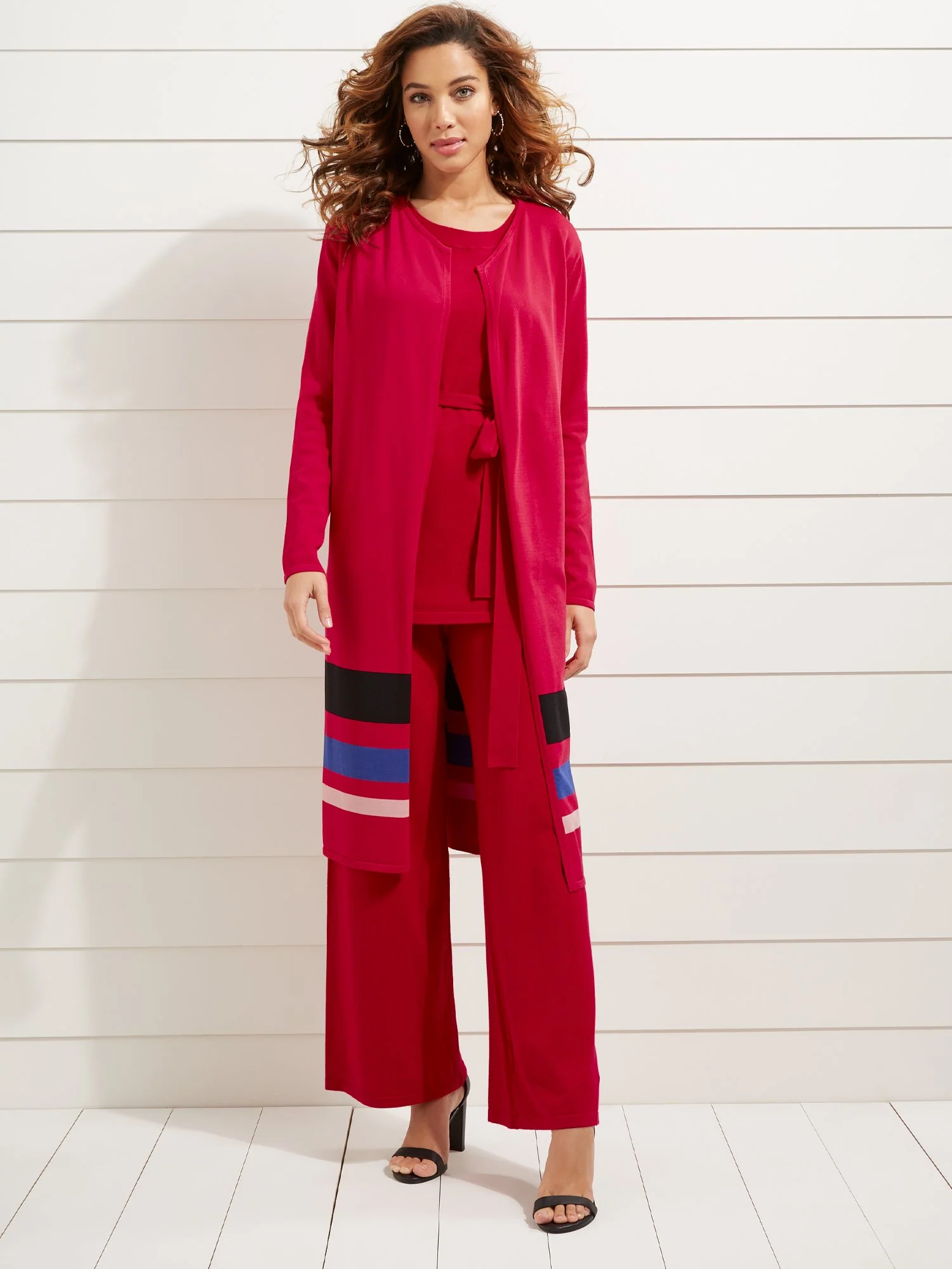 Striped Maxi Cardigan - Image 4