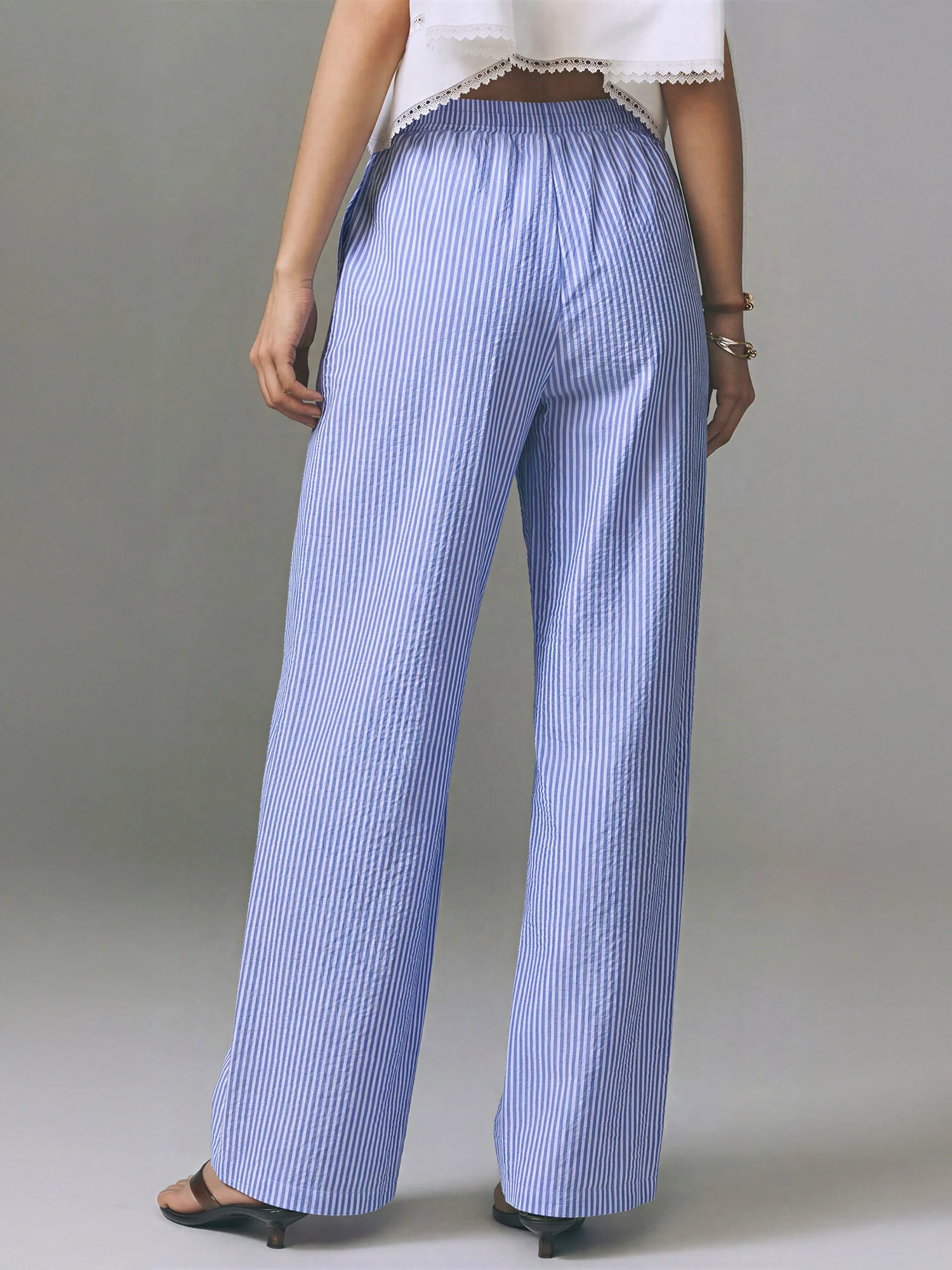 Striped Pull On Pants - Image 3