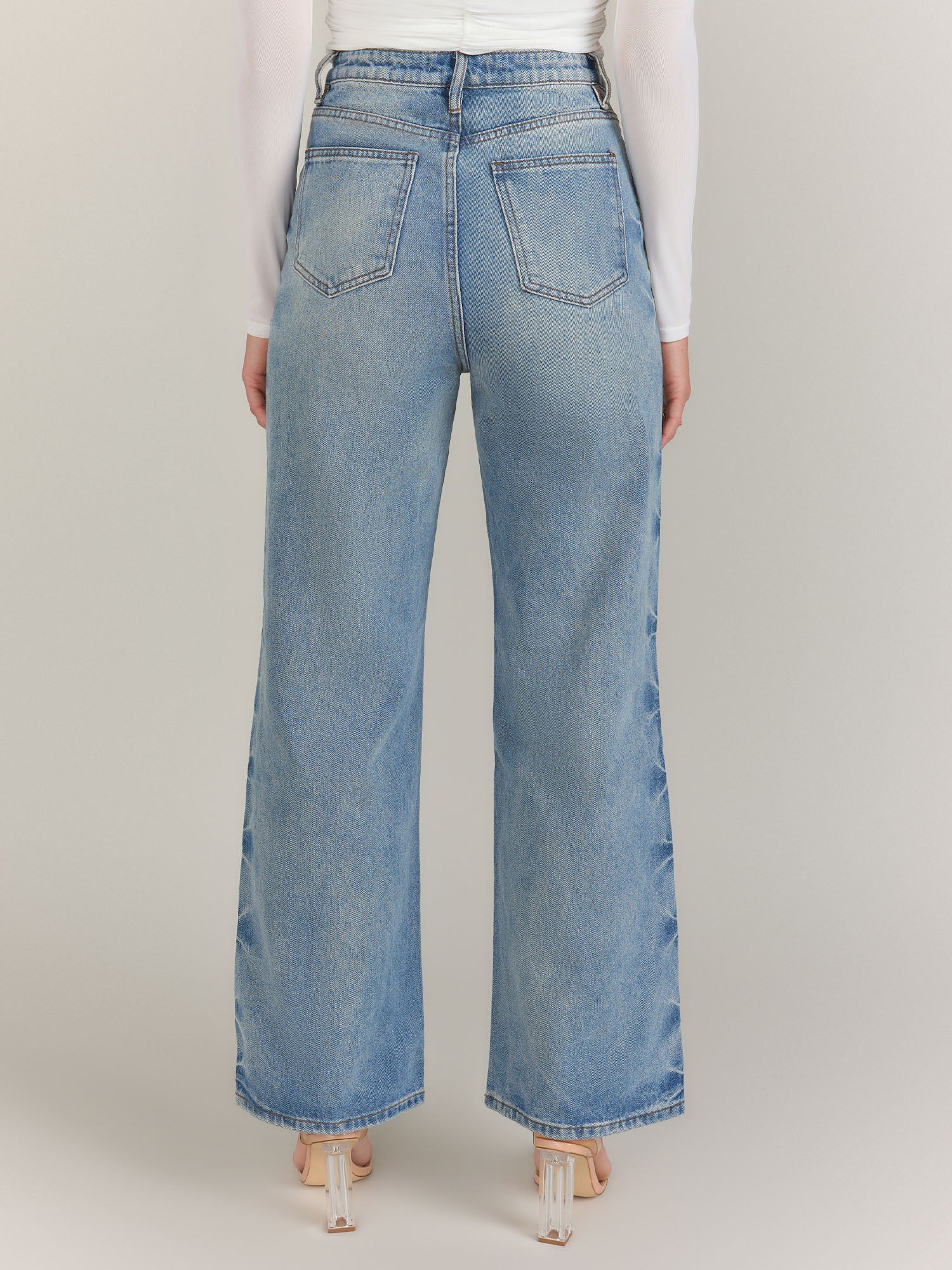 Fore Studded Straight Leg Jeans - Brands We Love - Image 4
