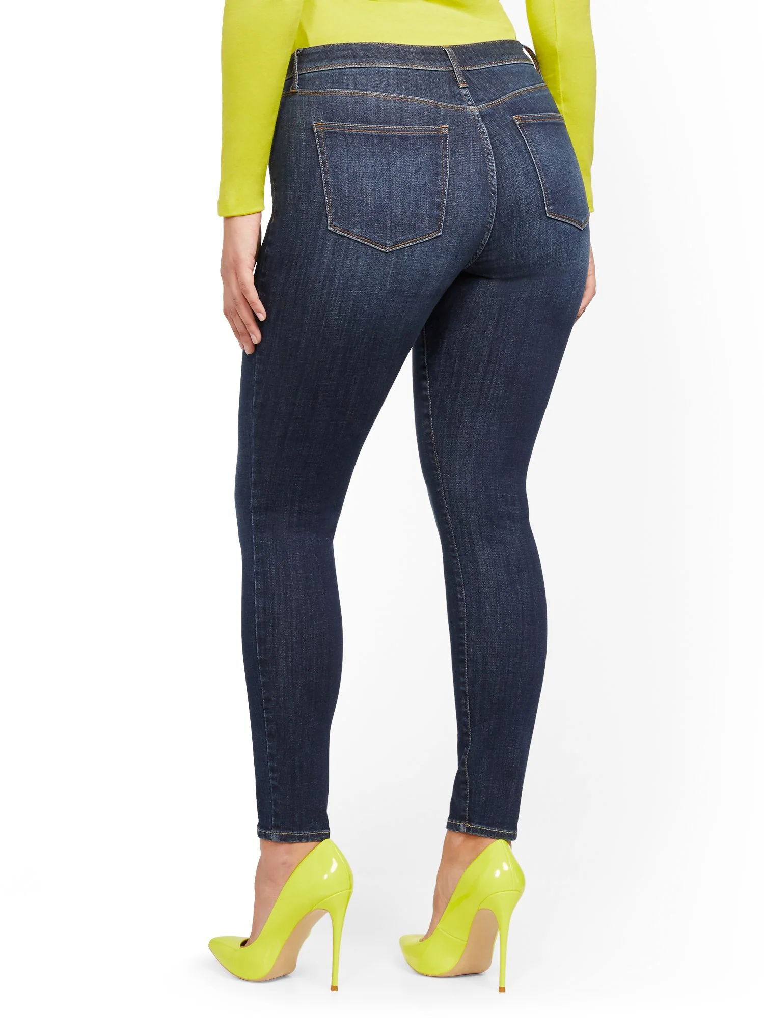 Sunday Mid-Rise Super-Skinny Jeans - Moonlight Blue - Image 3
