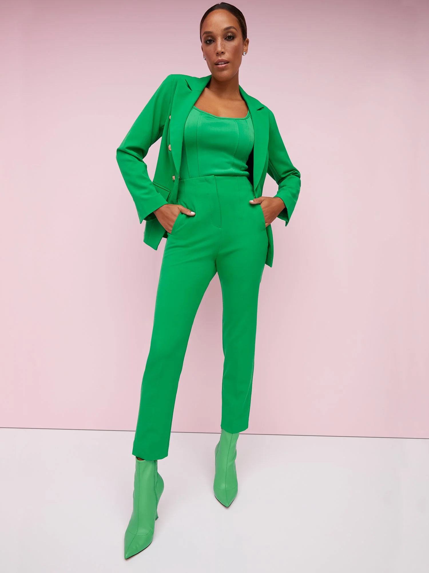 Super High-Rise Seam-Front Ankle Pant - Essential Stretch - Image 11