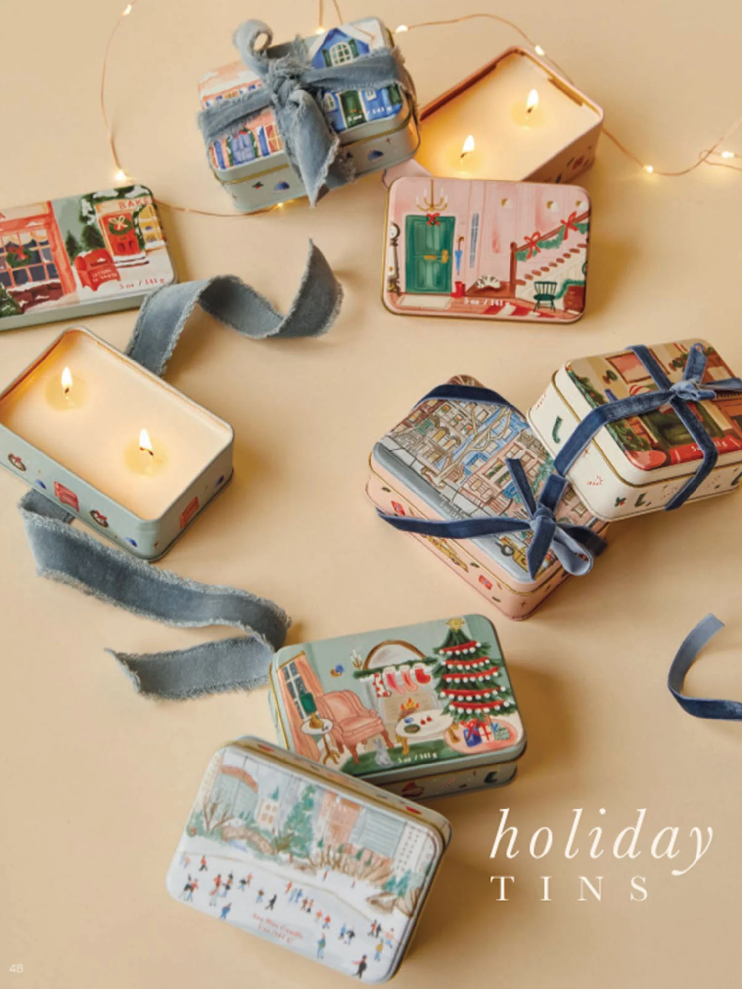 Paddywax Sweet Orange and Fir Holiday Tin Candle - Brands We Love - Image 2