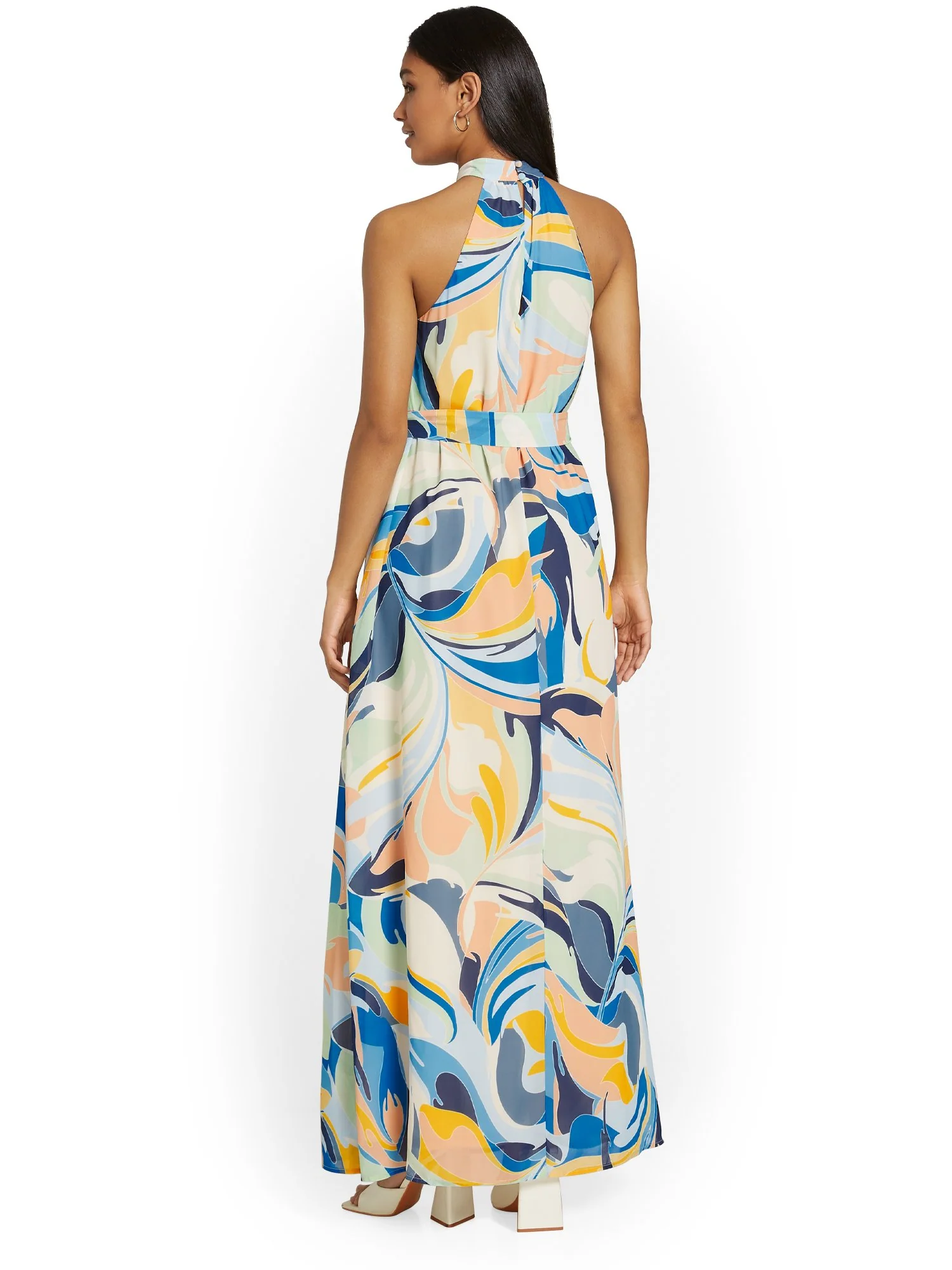 Flying Tomato Swirl-Print Halterneck Maxi Dress - Brands We Love - Image 3