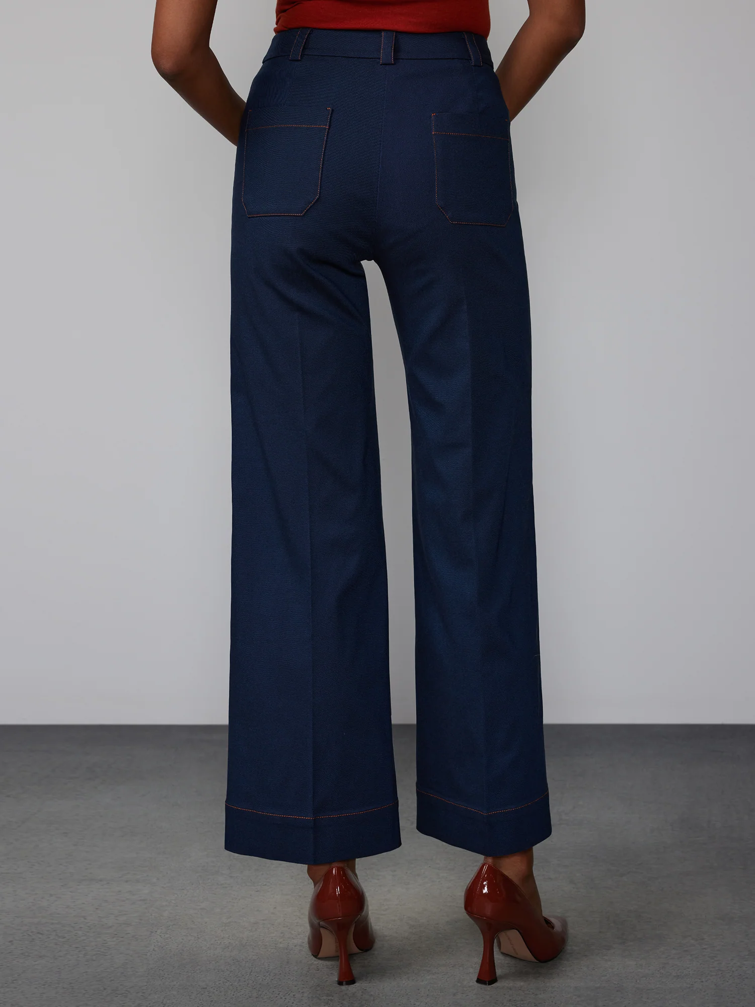 Tall Wide Leg Ankle Pant - Image 3